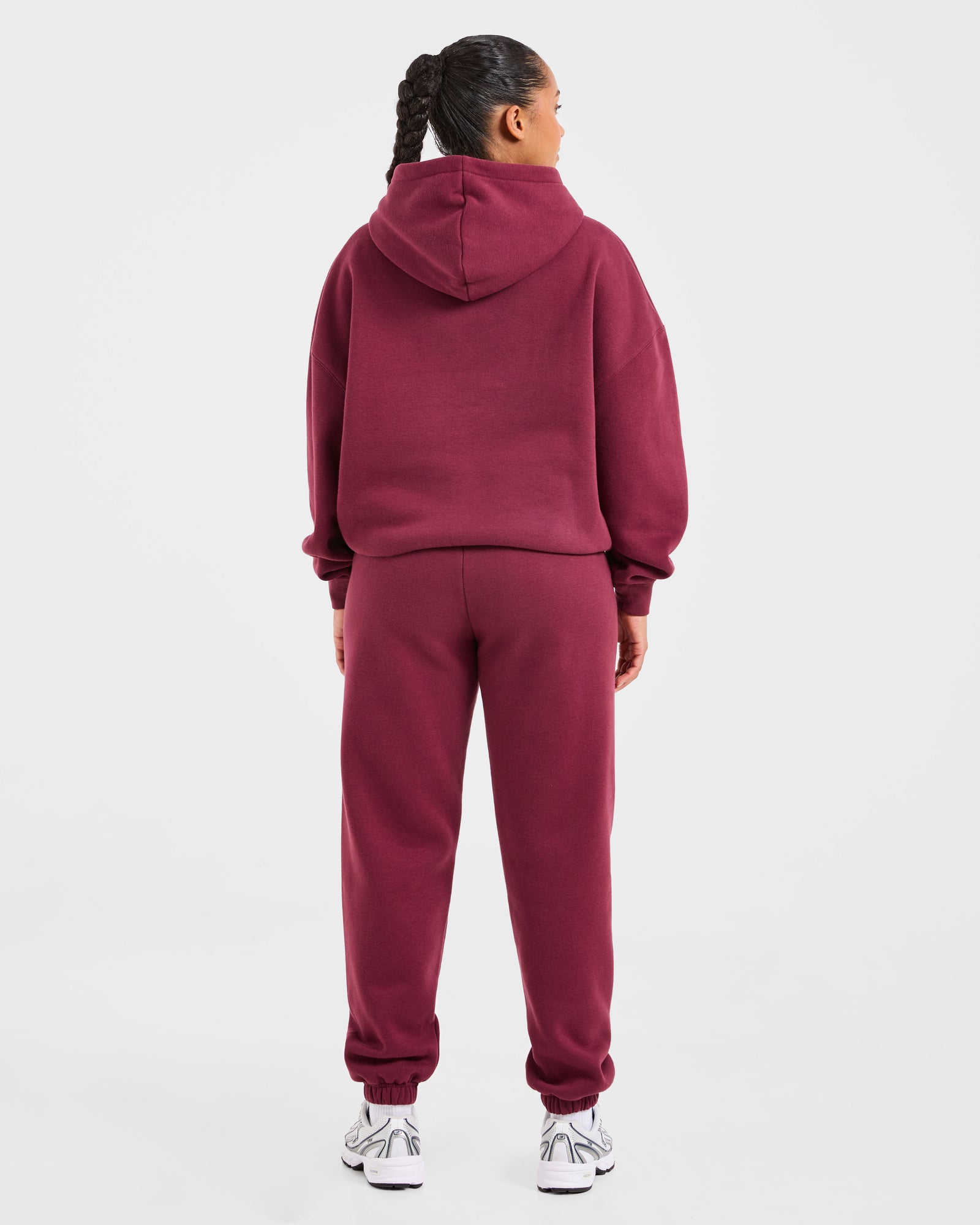 JD Varsity 2.0 Oversized Joggers - Red Wine
