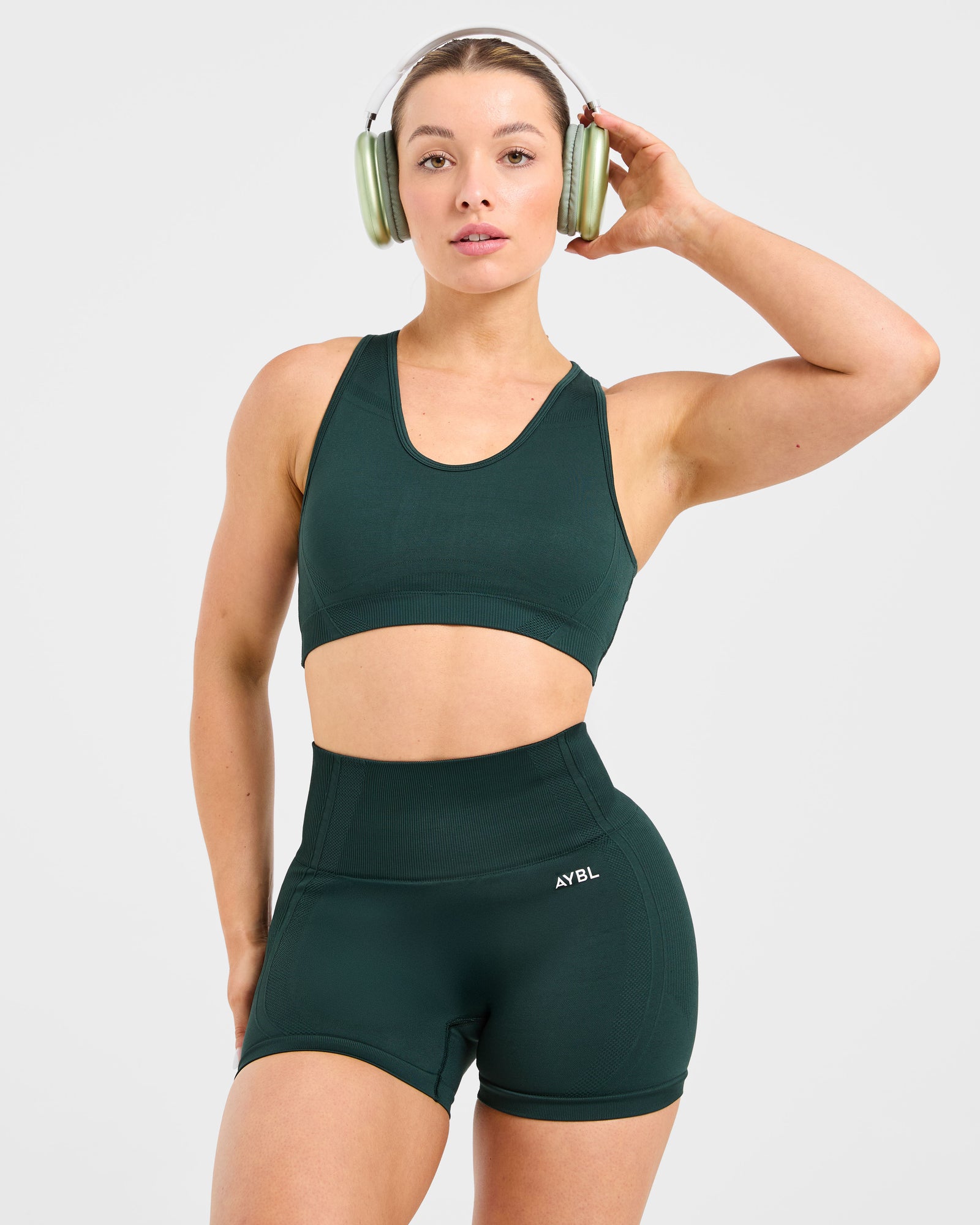 Balance V3 Seamless Sports Bra - Dark Green
