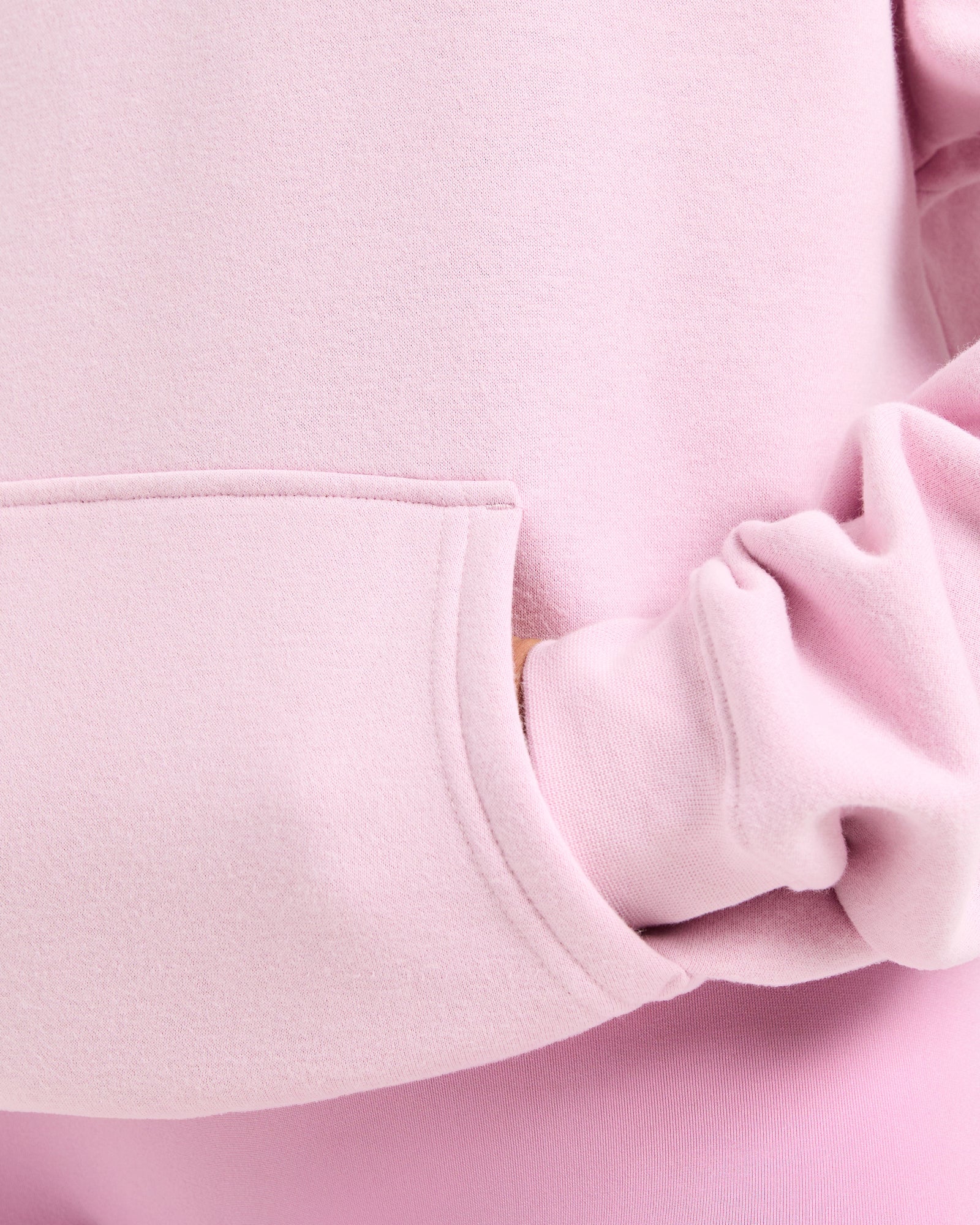 Athletics Applique Oversized Hoodie - Sugar Pink