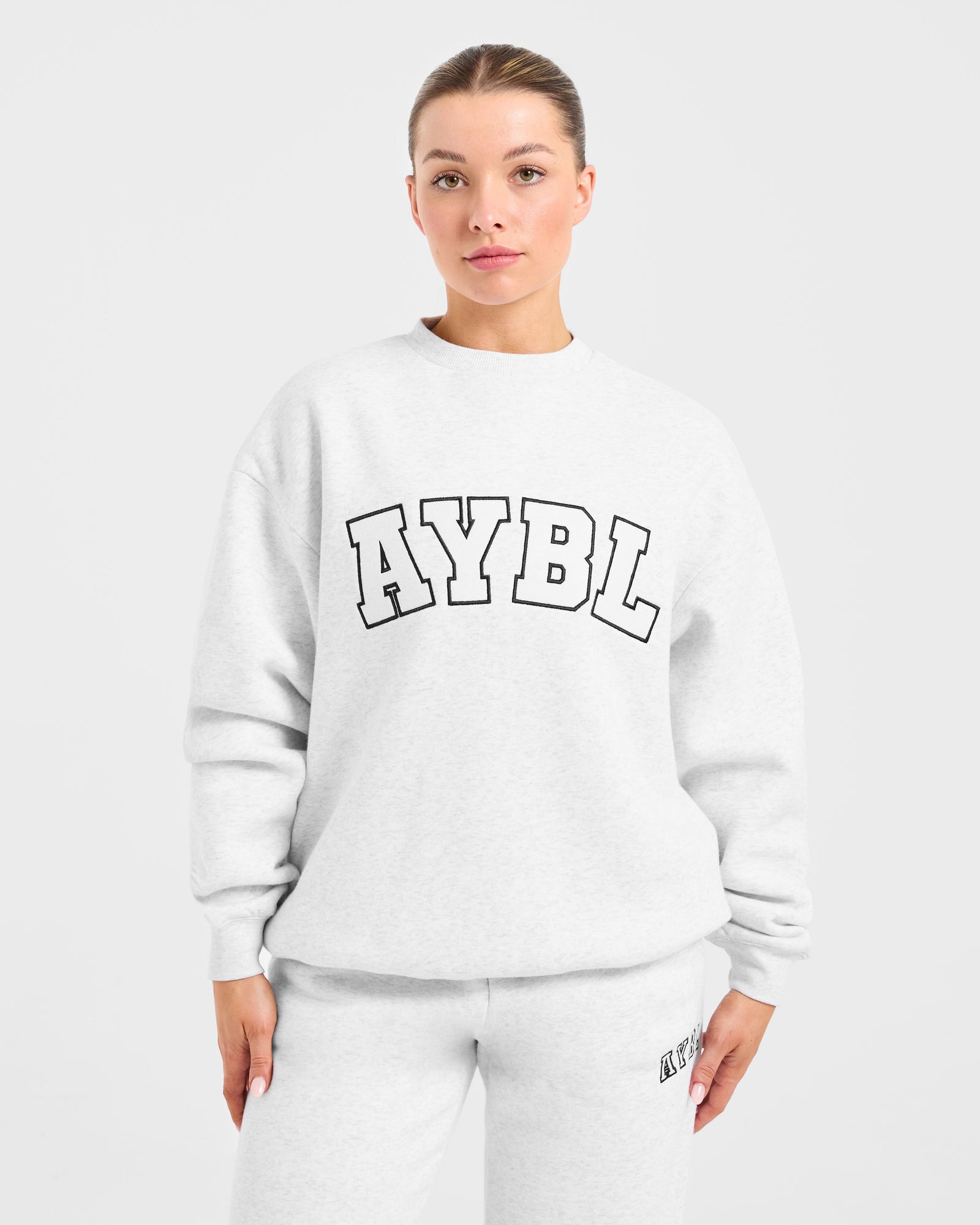Varsity 2.0 Oversized Sweatshirt - Heather Grey