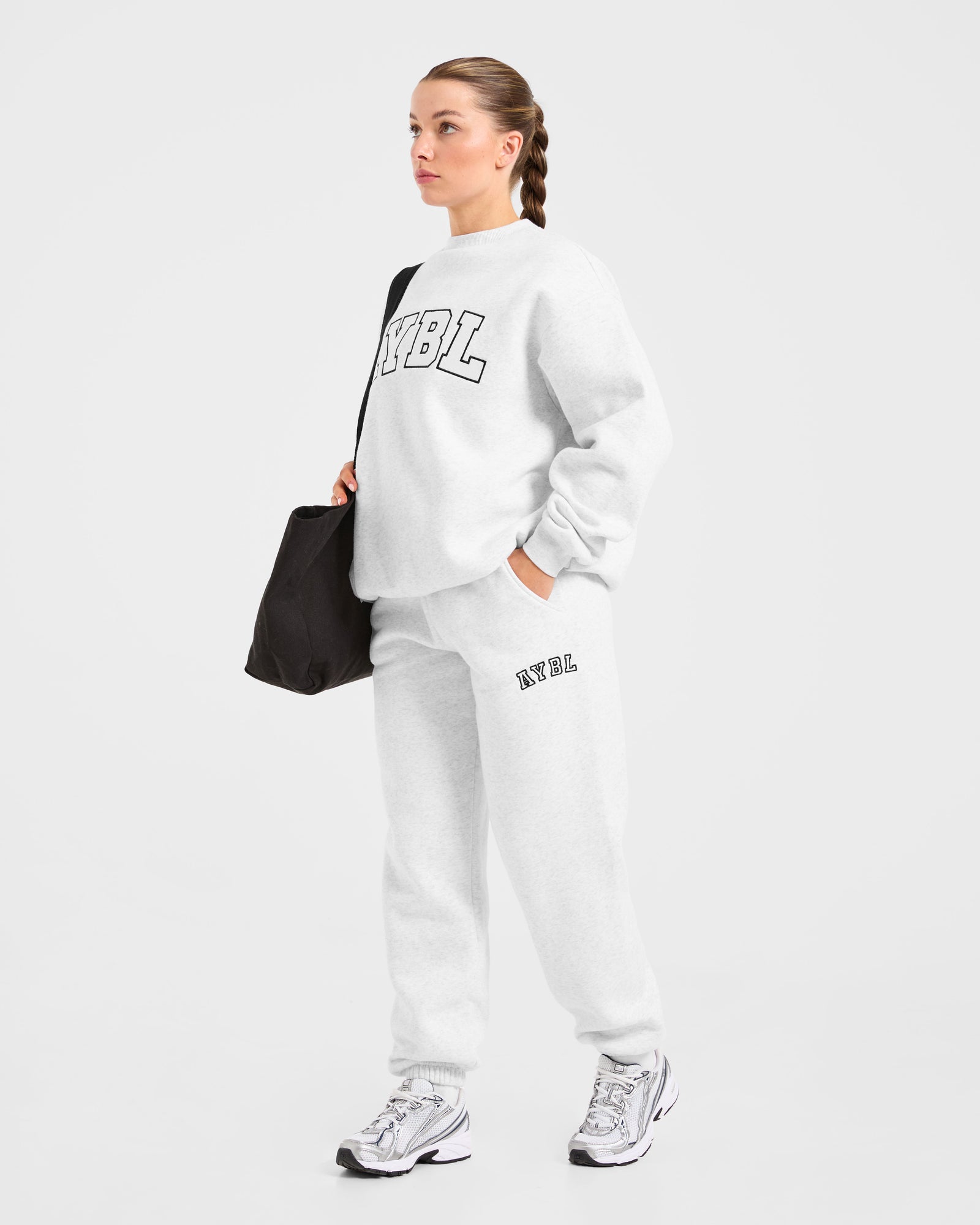 Varsity 2.0 Oversized Sweatshirt - Heather Grey