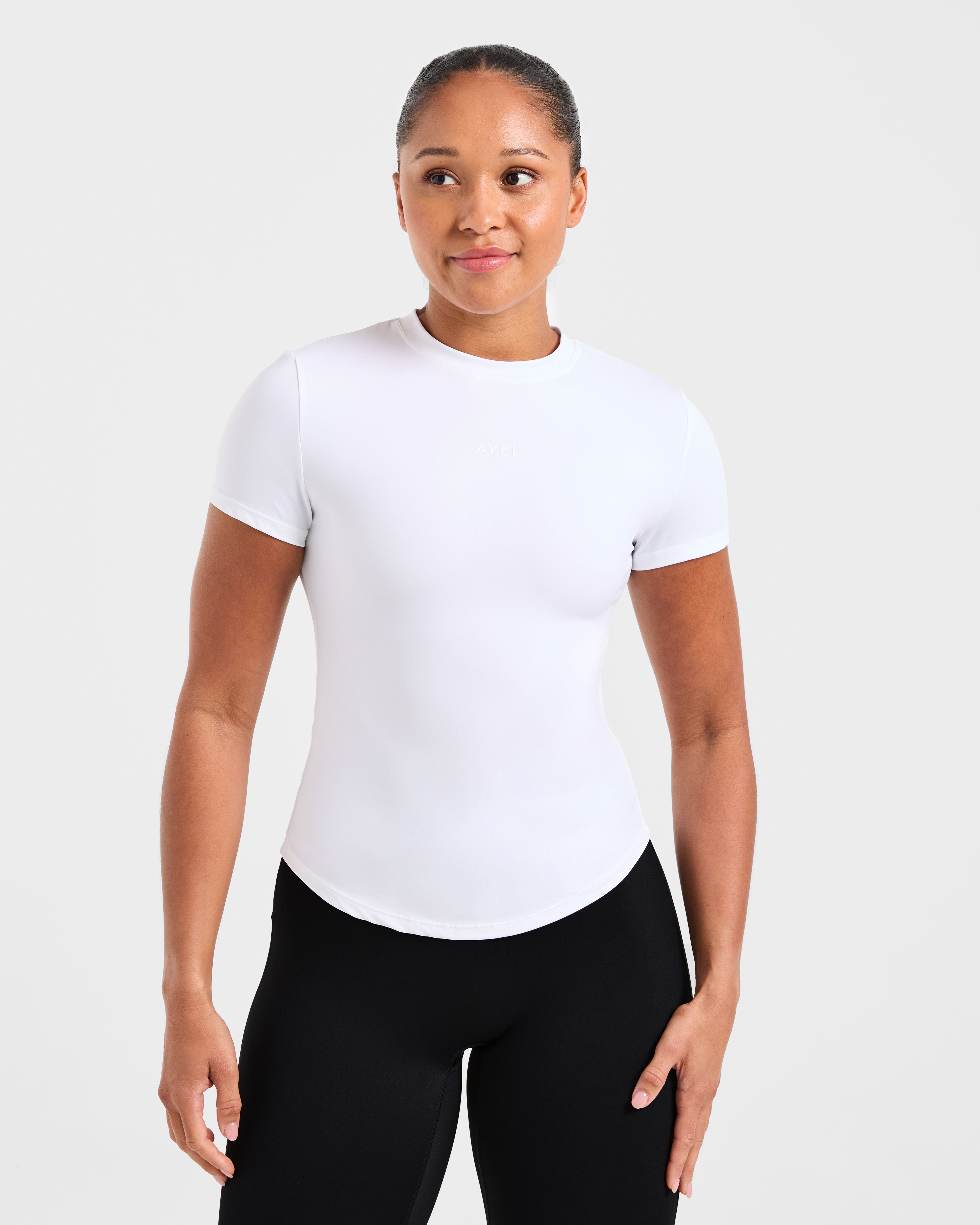 Sculpt T Shirt - White