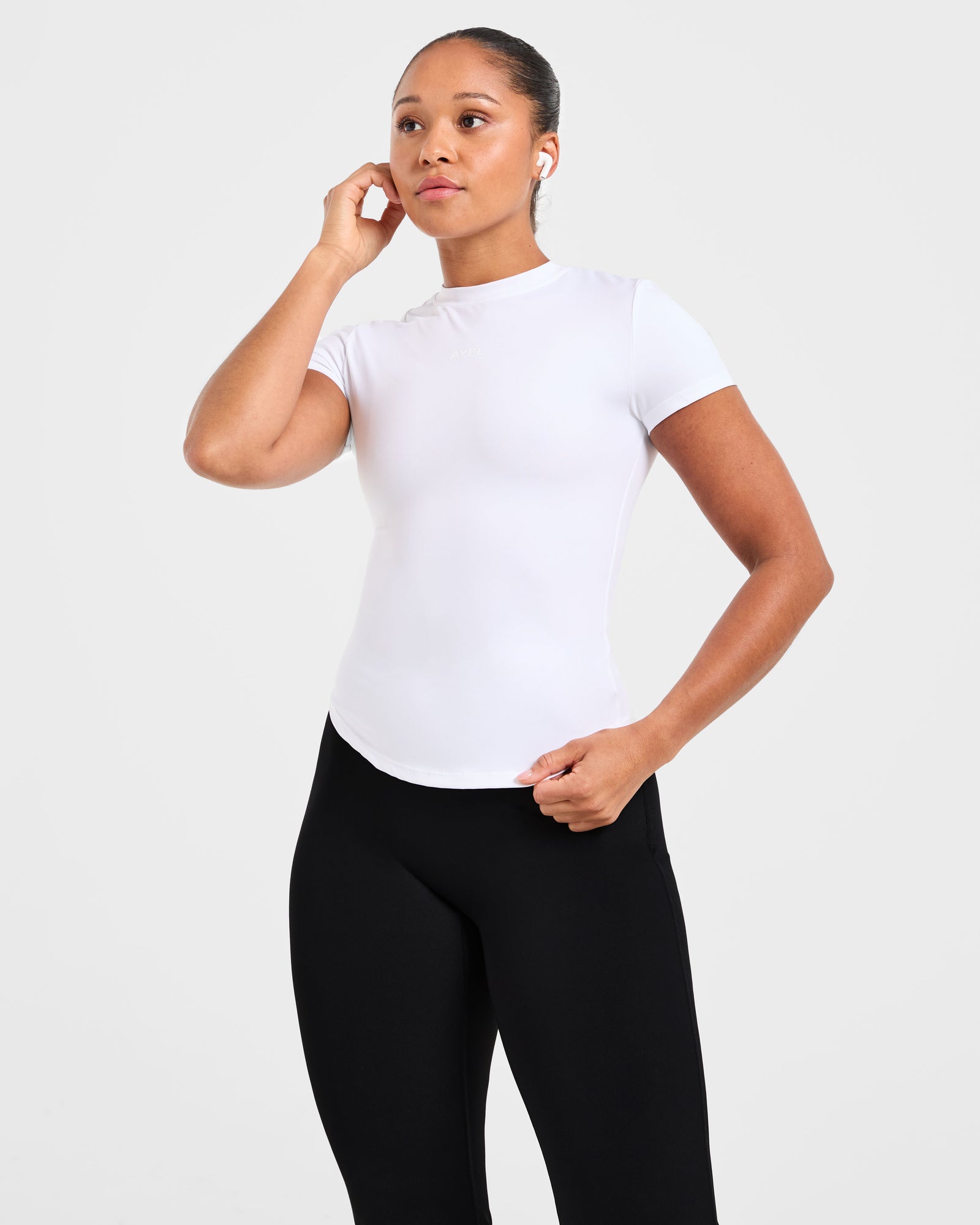 Sculpt T Shirt - White