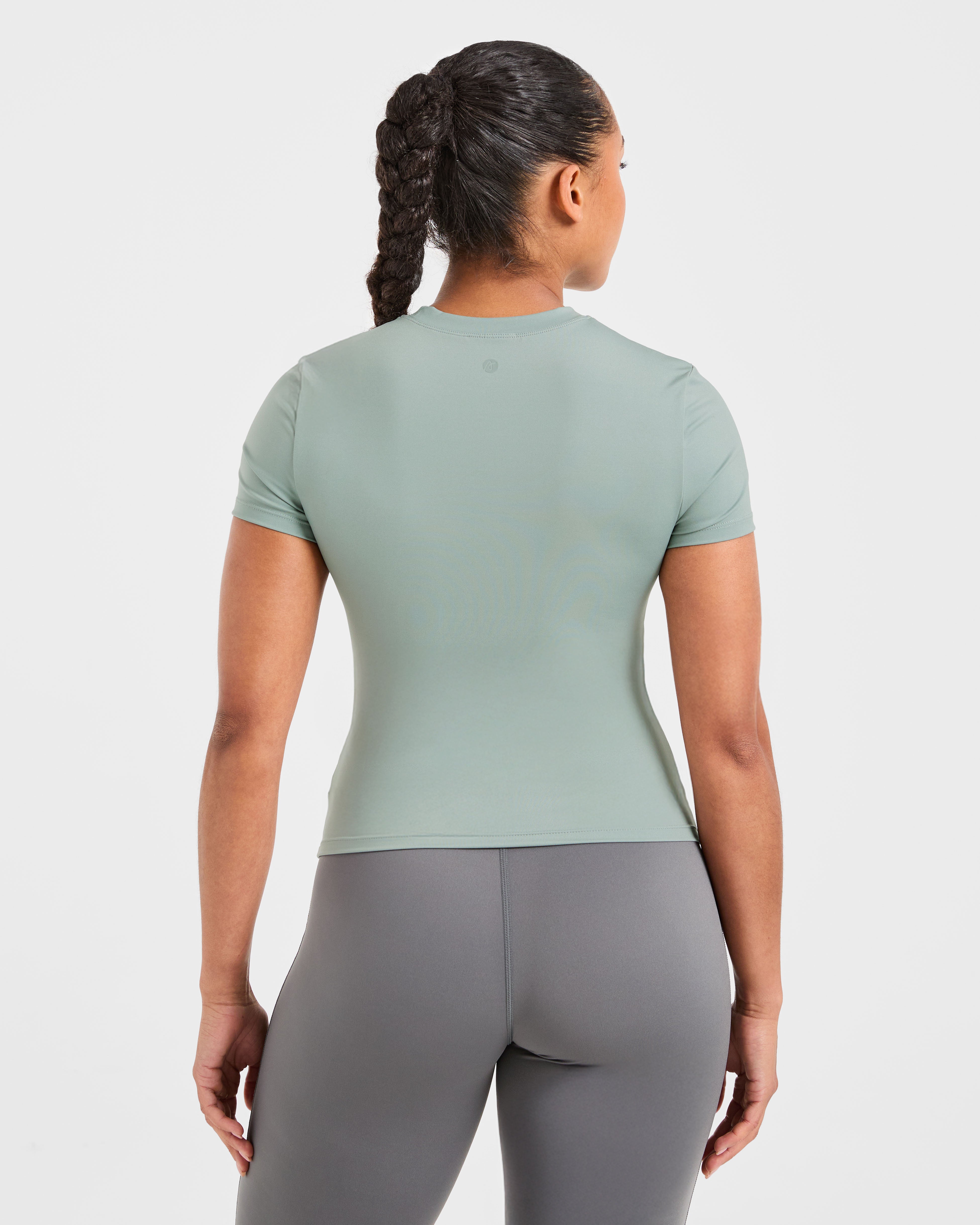 Sculpt T Shirt - Muted Sage