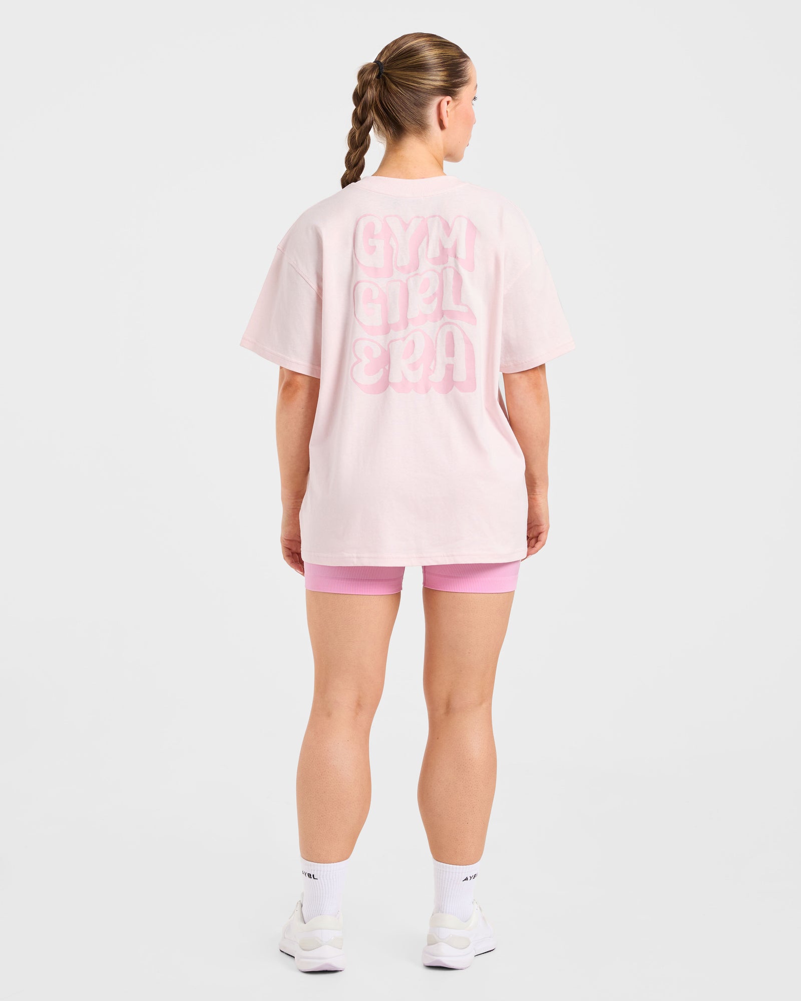 Gym Girl Era Oversized T Shirt - Pink