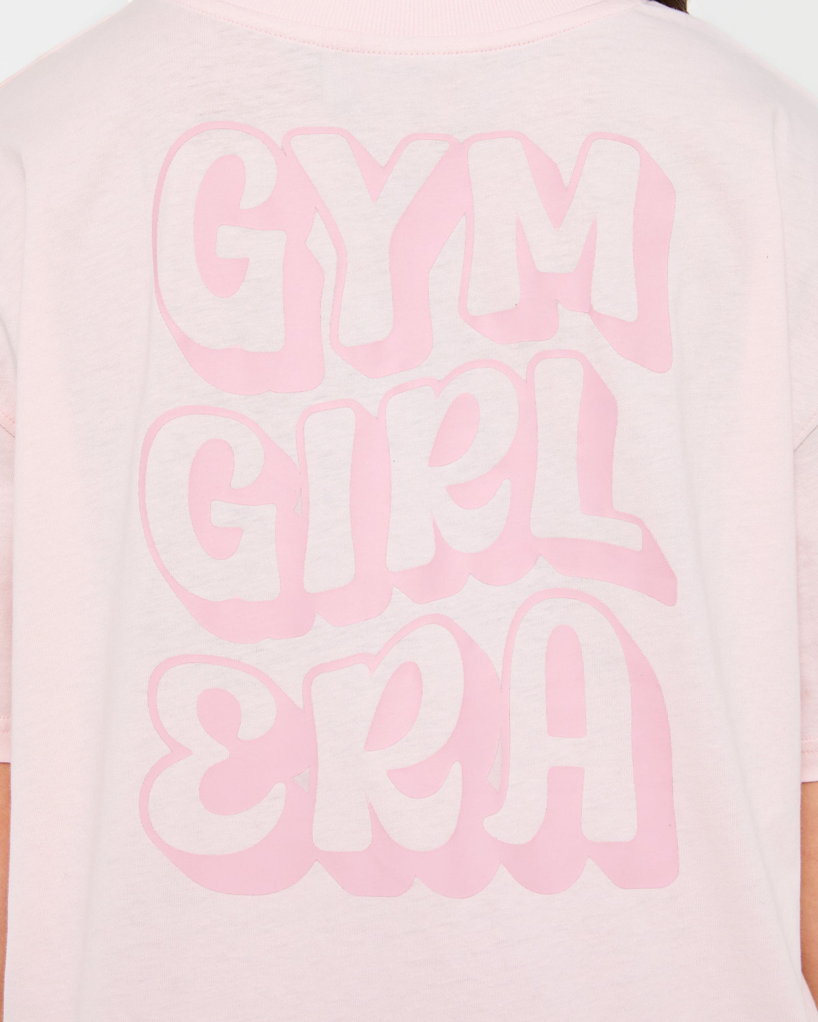 Gym Girl Era Oversized T Shirt - Pink