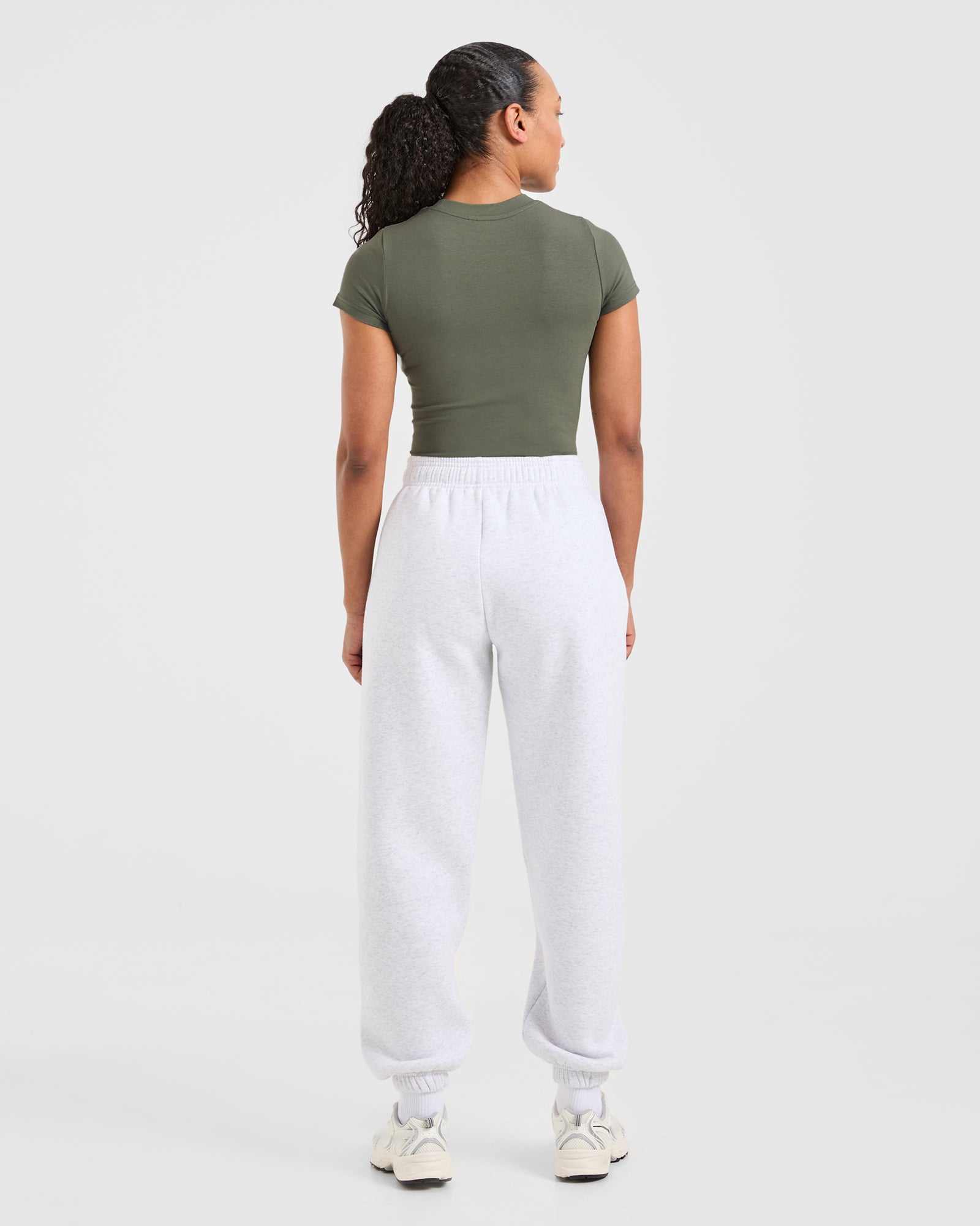 Sports Club Varsity Baby Tee - Forest Green