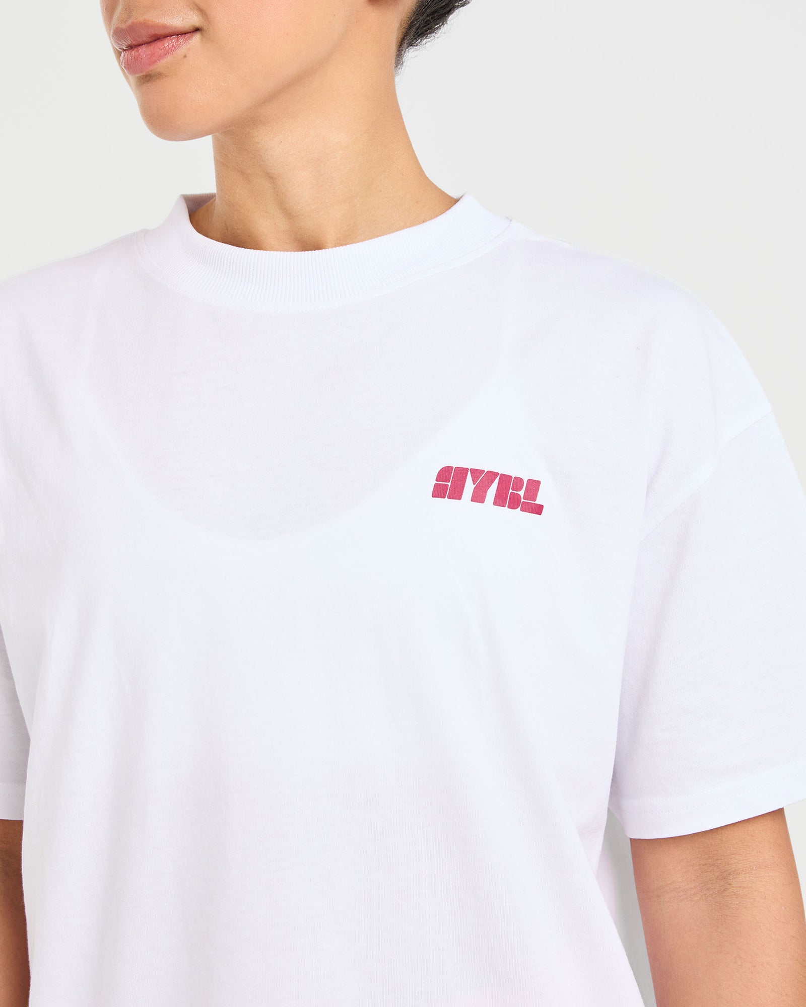 Athletics Retro Oversized T Shirt - White