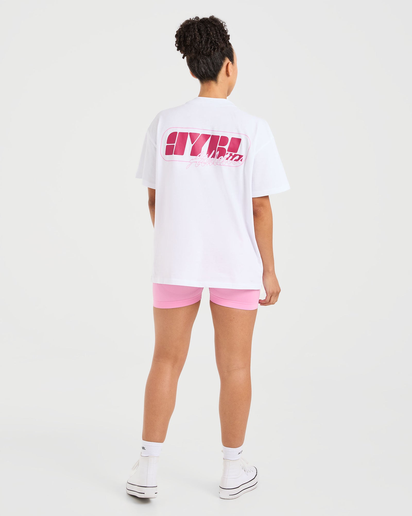 Athletics Retro Oversized T Shirt - White
