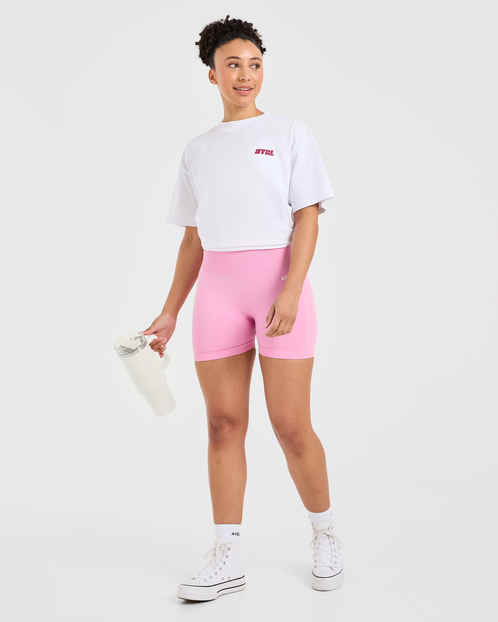 Athletics Retro Oversized T Shirt - White