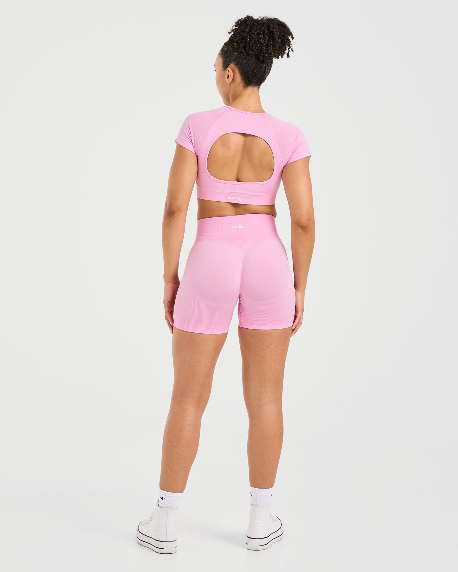 Adapt Seamless Crop Top - Spring Pink