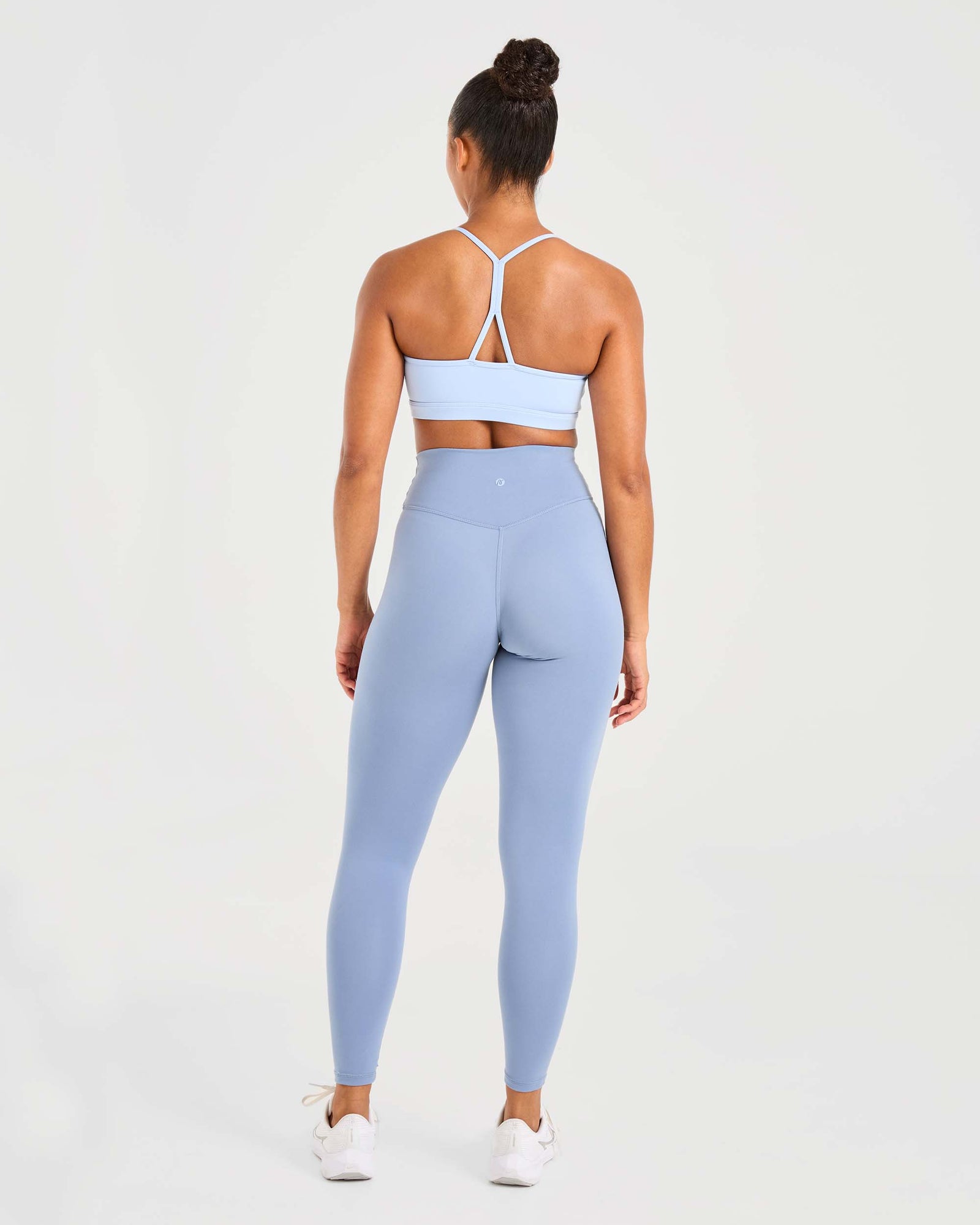 Essential Ruched Sports Bra - Powder Blue - aybldev