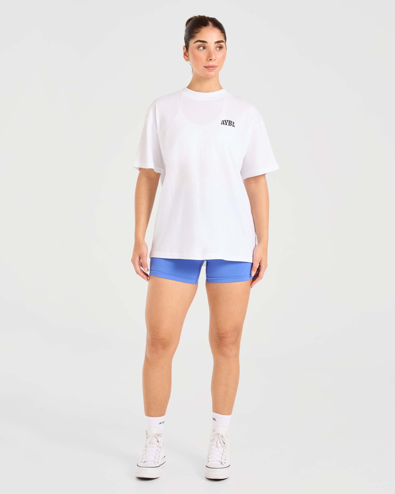 Mind Over Matter Oversized T Shirt - White - aybldev