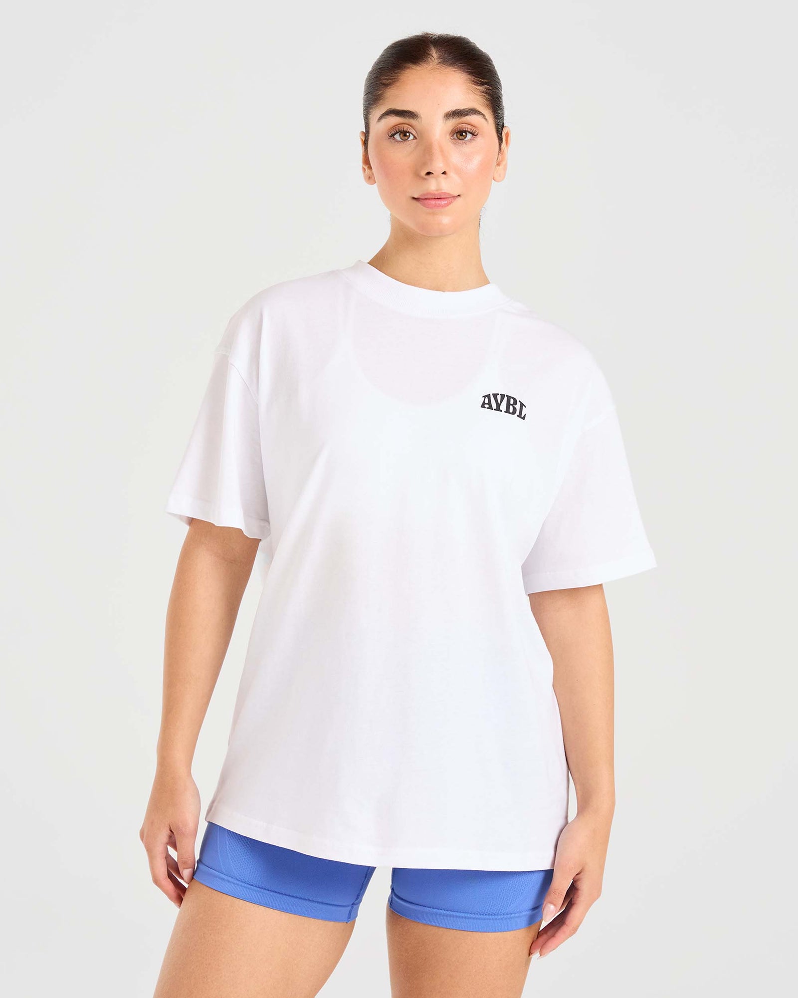 Mind Over Matter Oversized T Shirt - White - aybldev