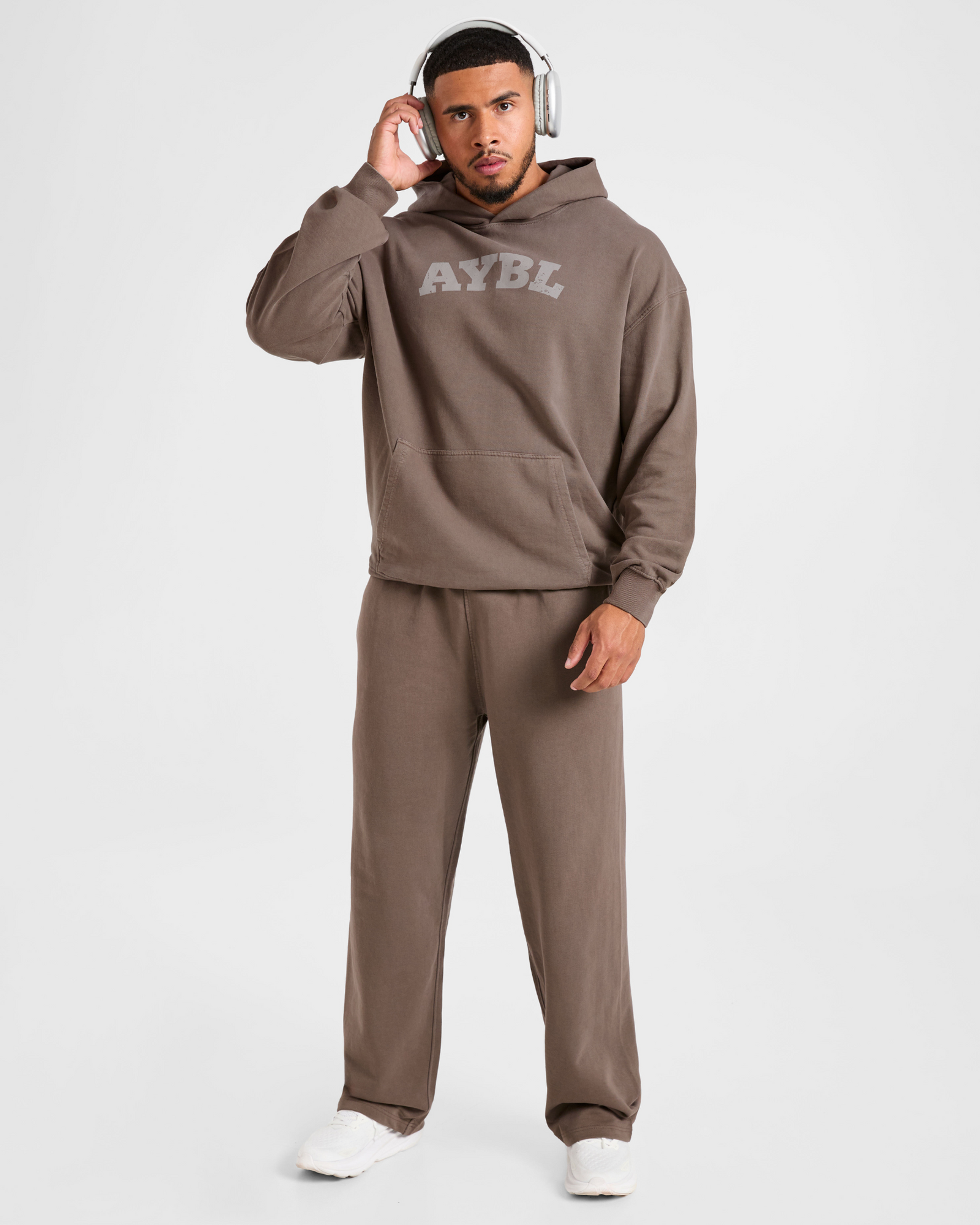 Elite Straight Leg Joggers - Umber Brown