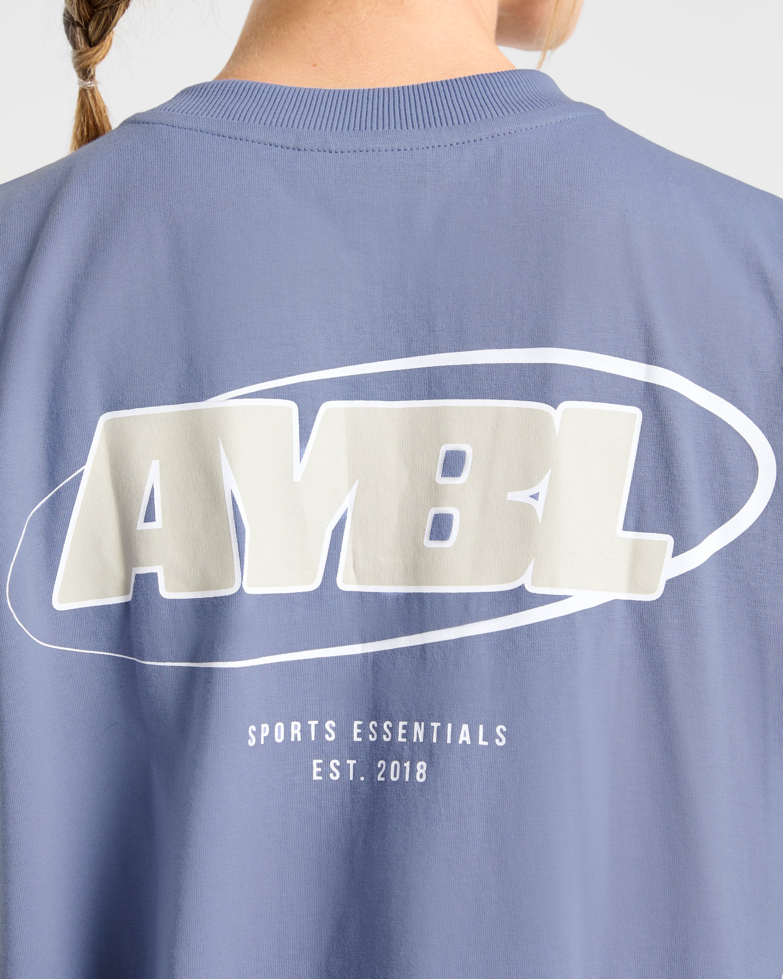 Sports Essentials Oversized T Shirt - Slate Blue