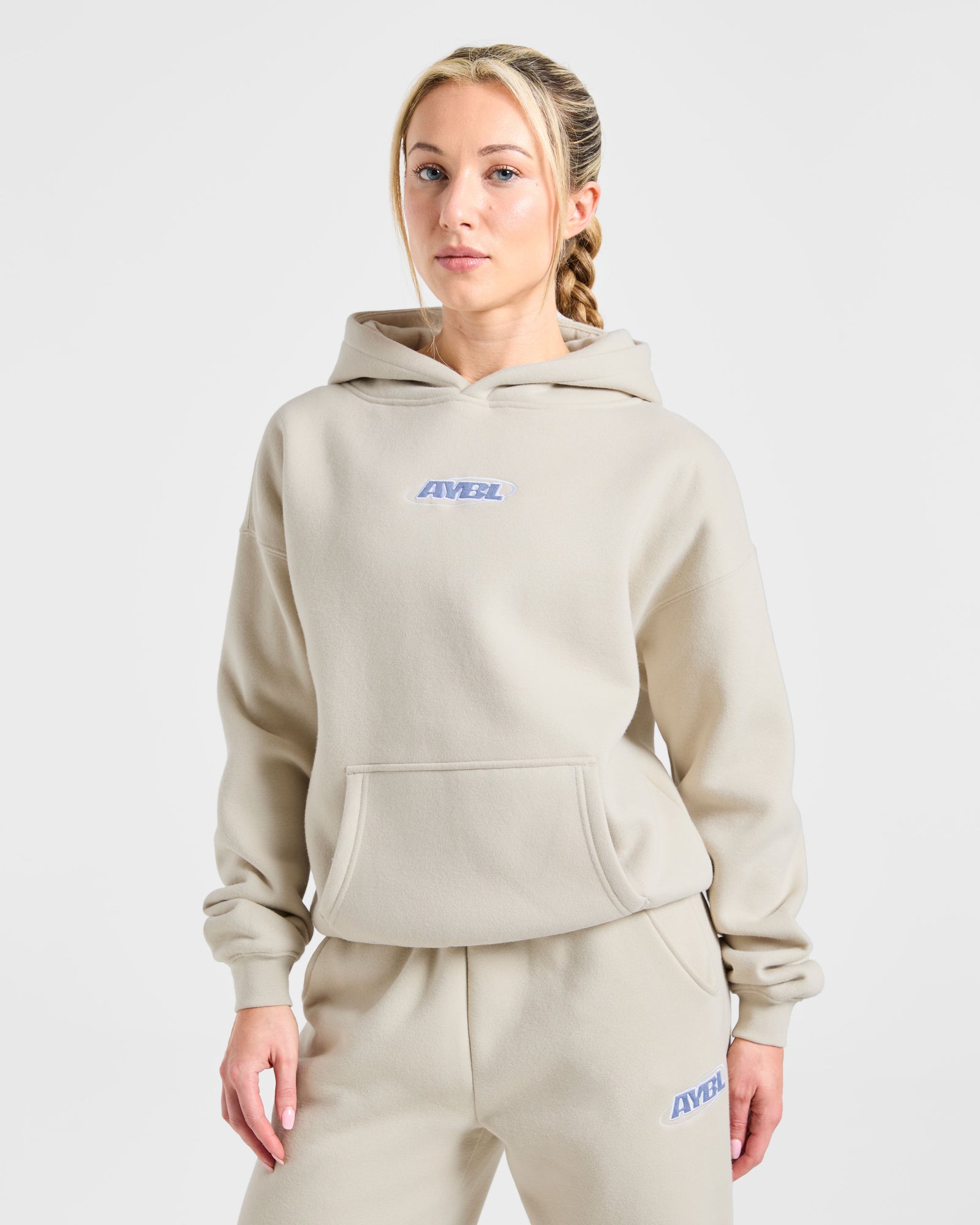 Sports Essentials Oversized Hoodie - Sand