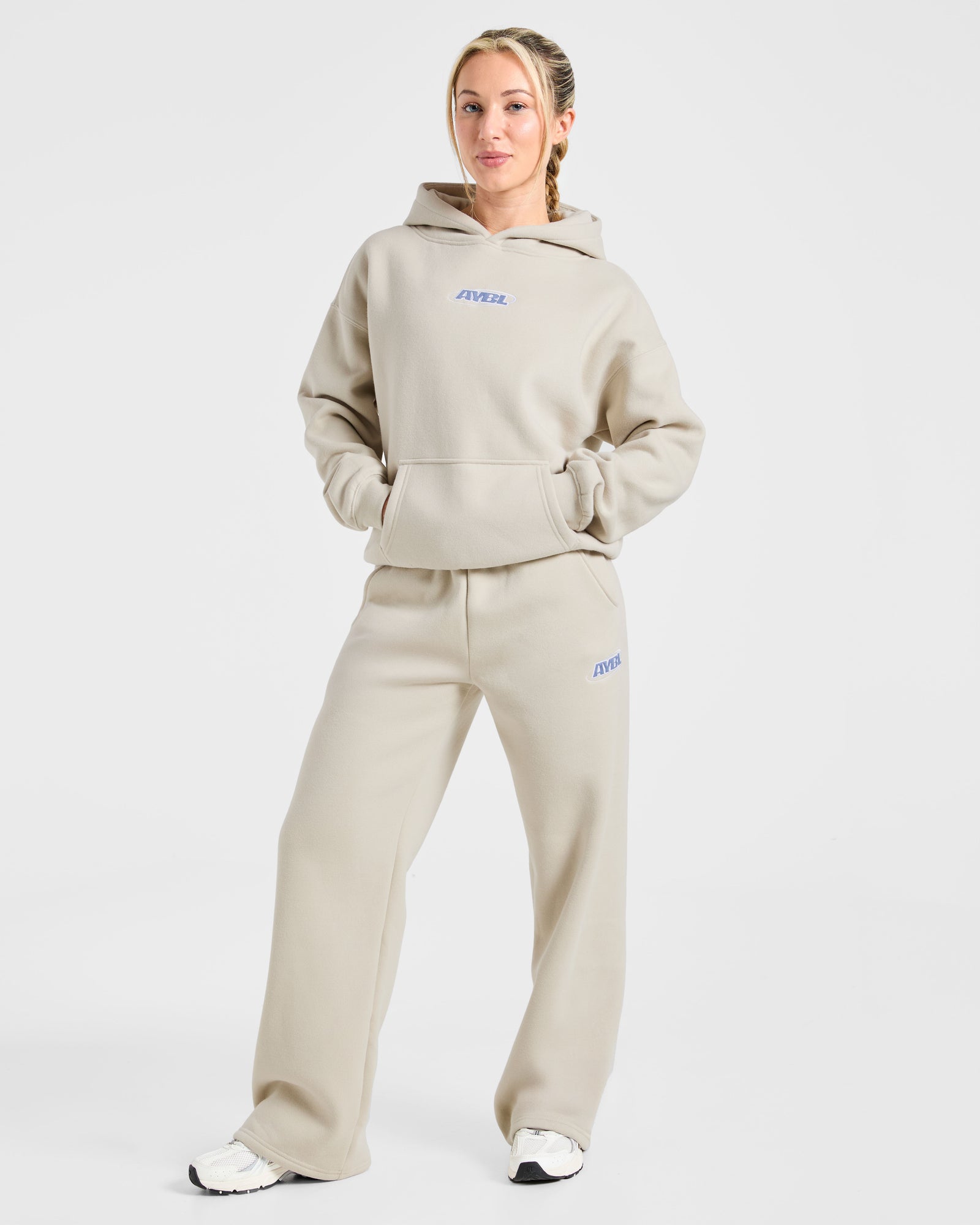 Sports Essentials Oversized Hoodie - Sand