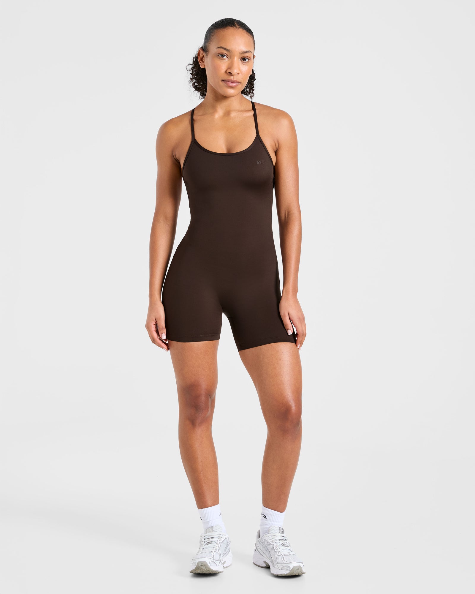 Sculpt Backless All In One - Deep Cocoa Brown