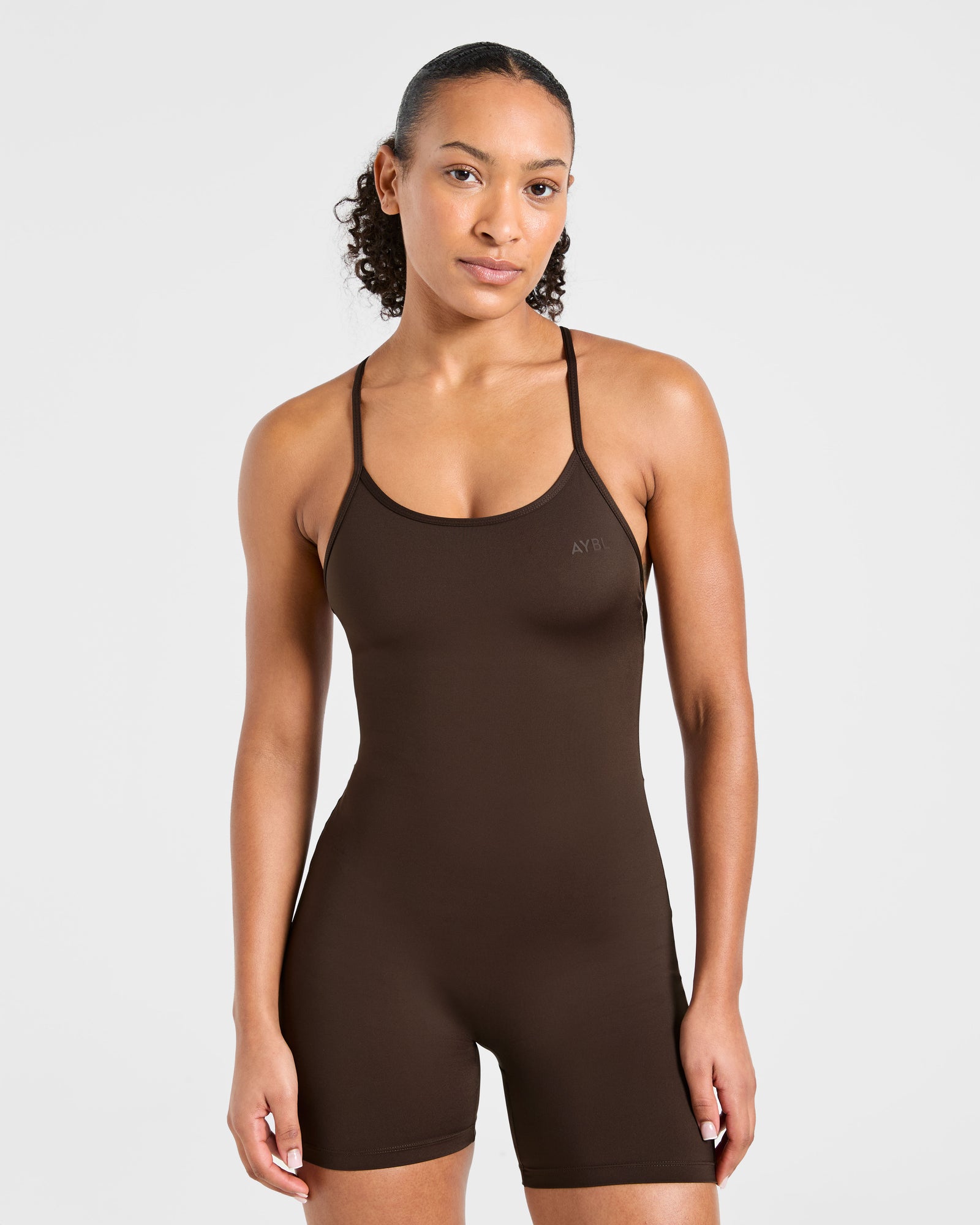 Sculpt Backless All In One - Deep Cocoa Brown