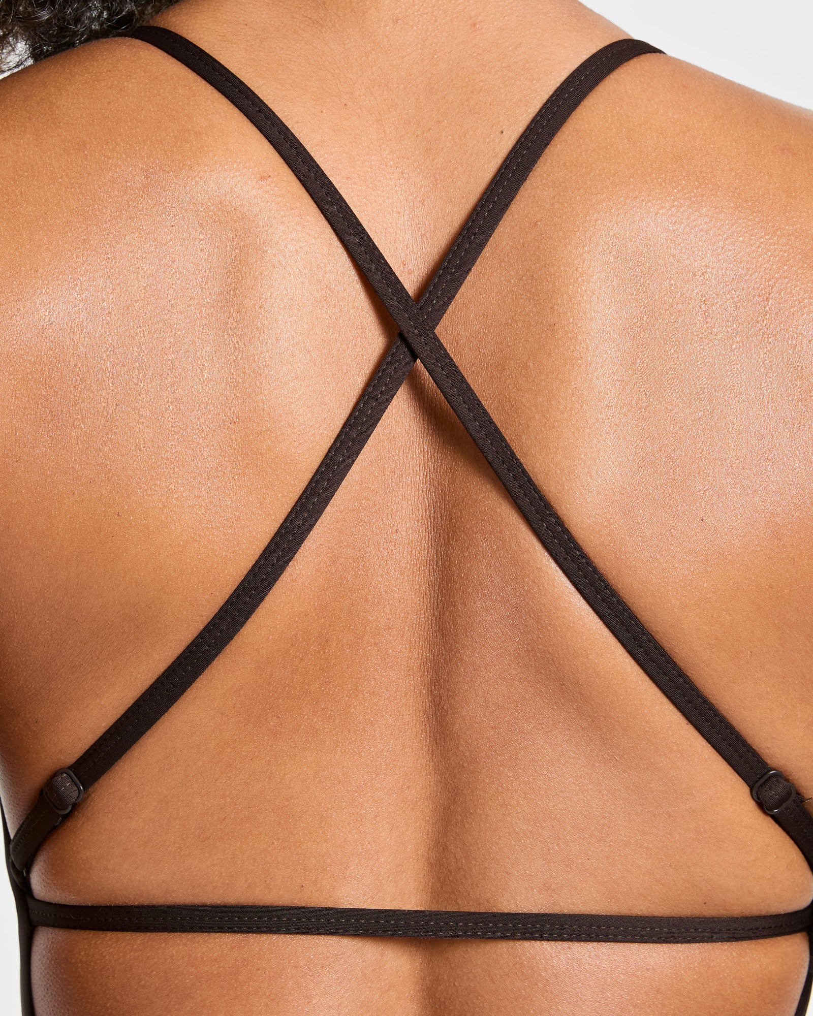 Sculpt Backless Flared All In One - Deep Cocoa Brown
