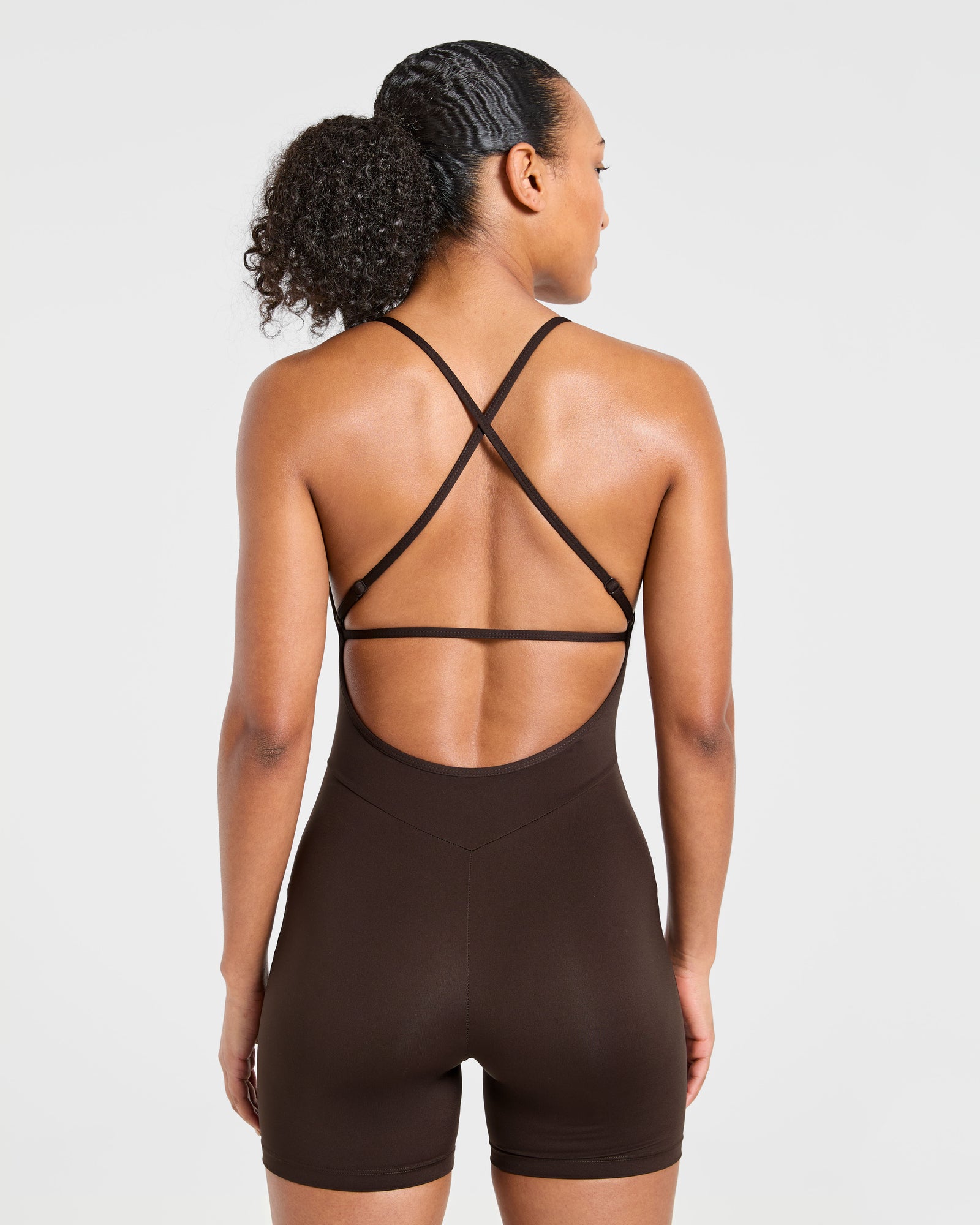 Sculpt Backless All In One - Deep Cocoa Brown