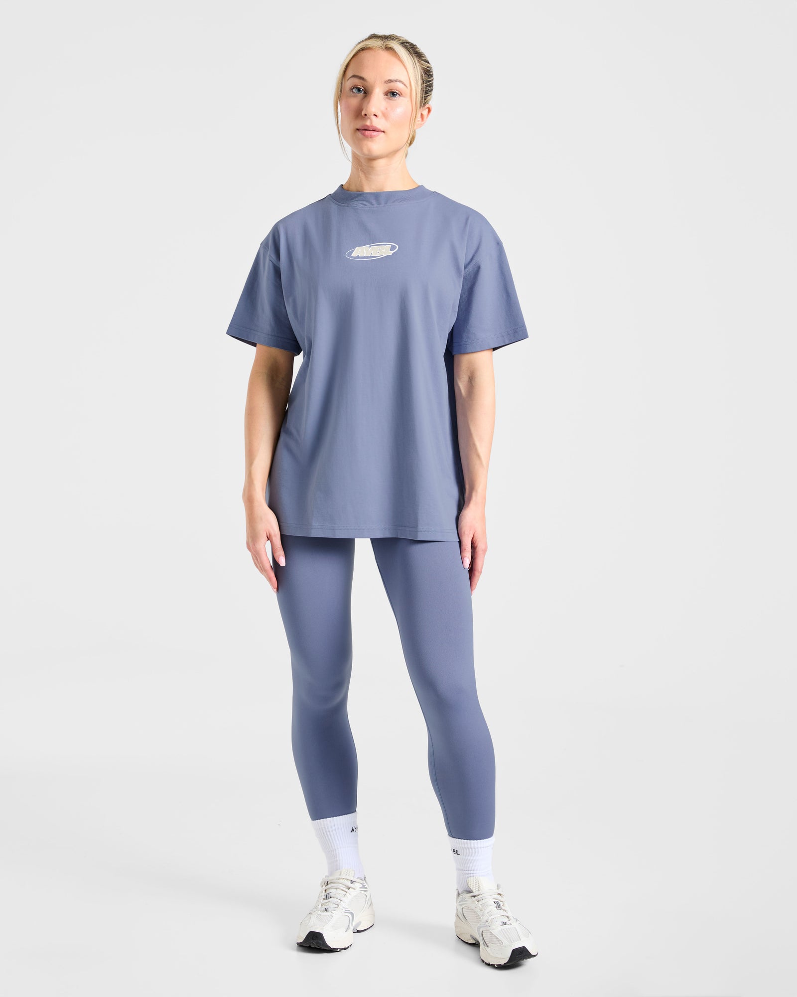 Sports Essentials Oversized T Shirt - Slate Blue