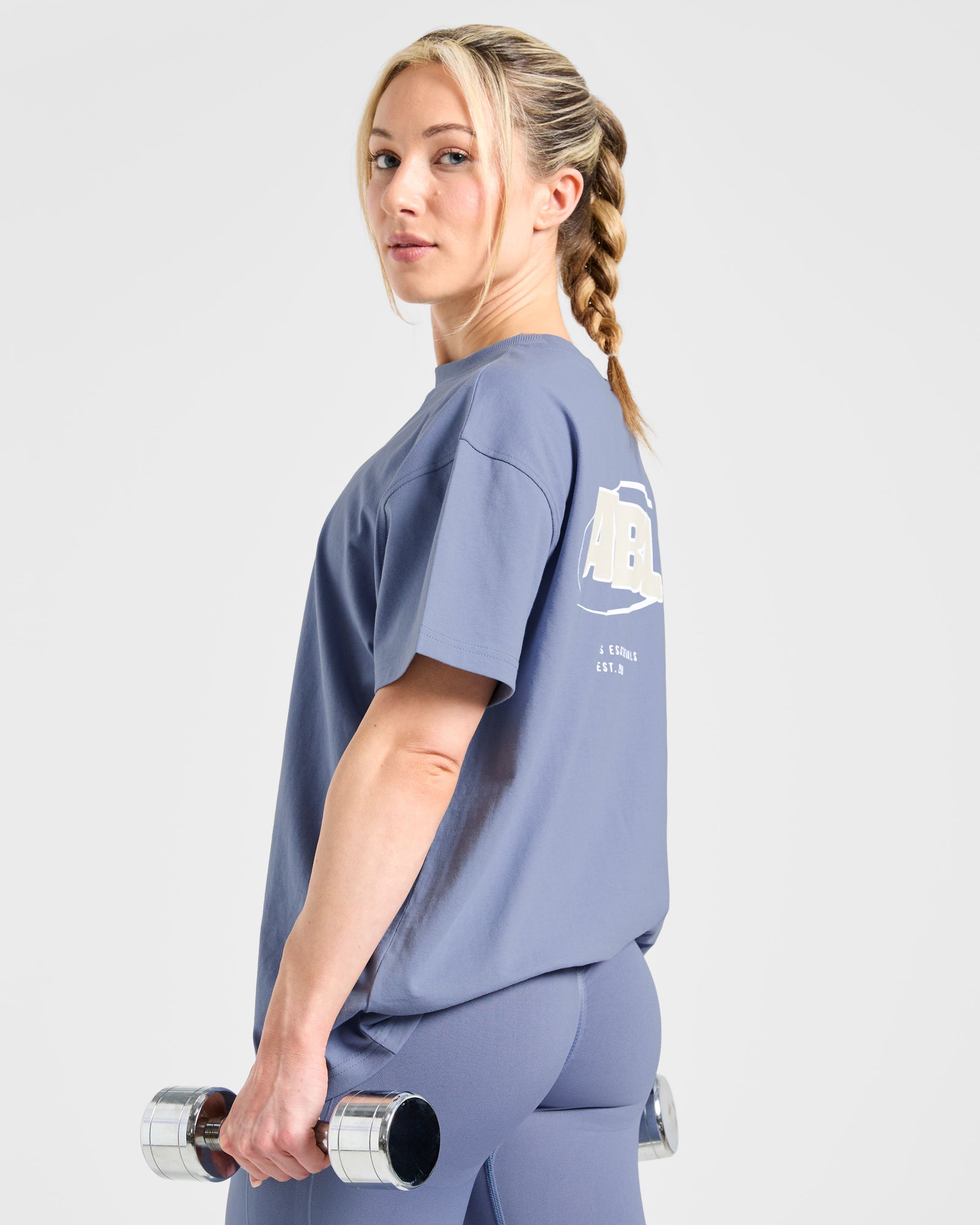 JD Sports Essentials Oversized T shirt - Slate Blue (Copy)