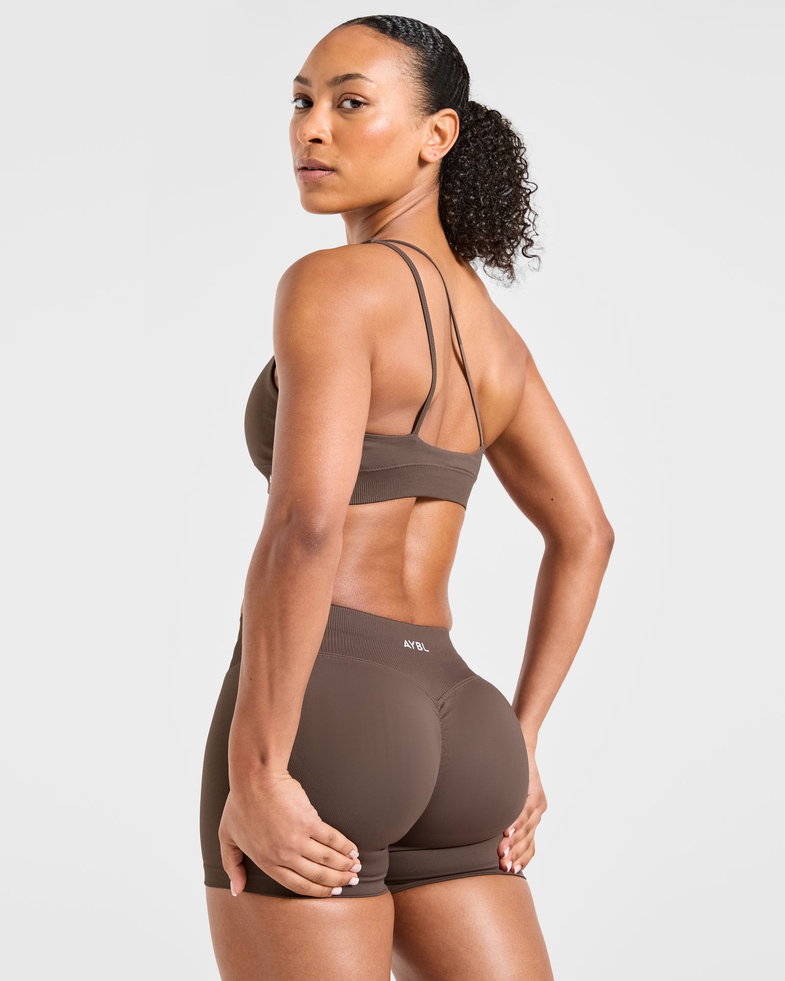 Enhance Seamless Shorts - Brown