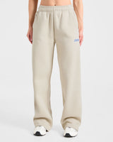 Sports Essentials Oversized Straight Leg Joggers - Sand