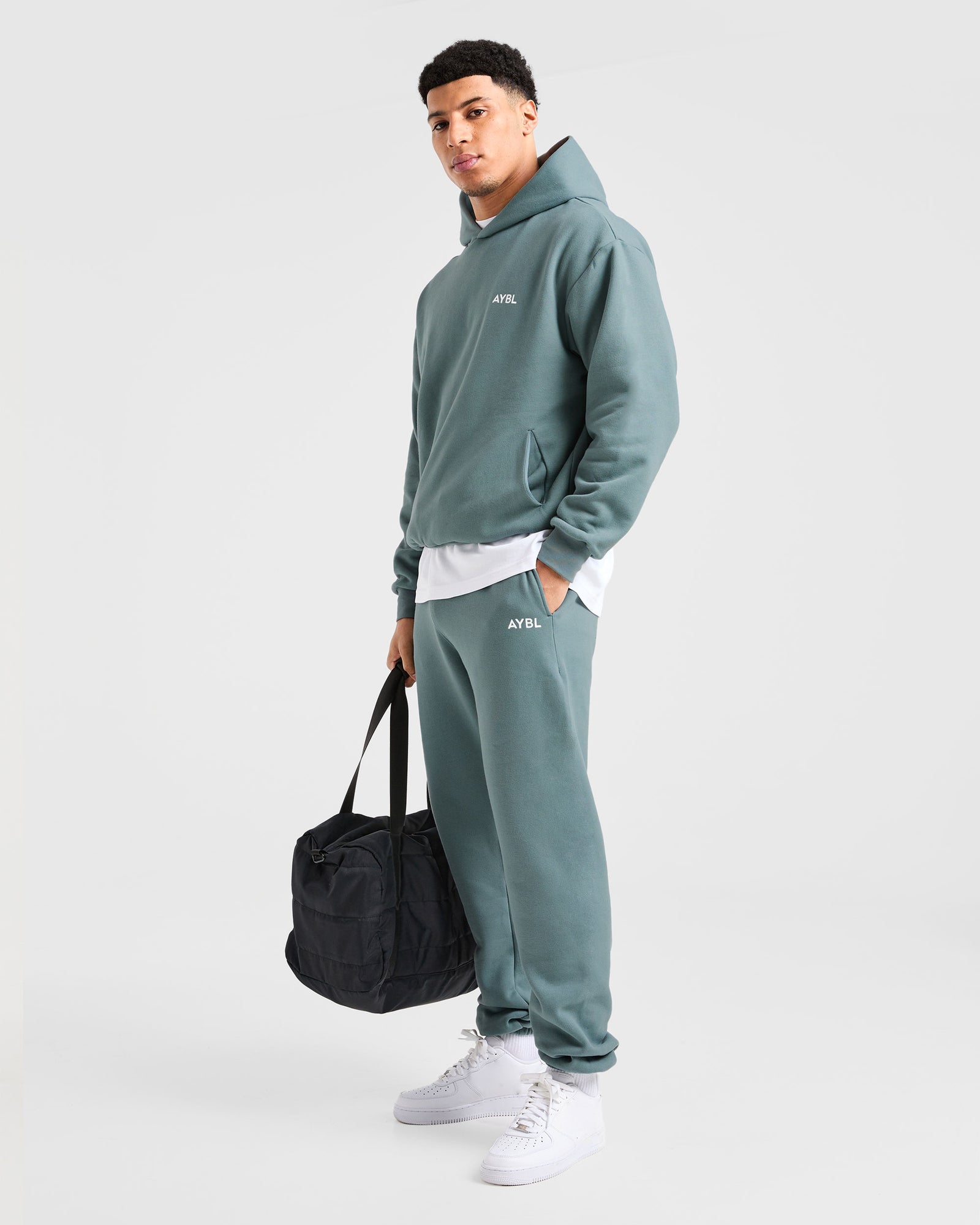 Essential Oversized Hoodie - Dusty Blue