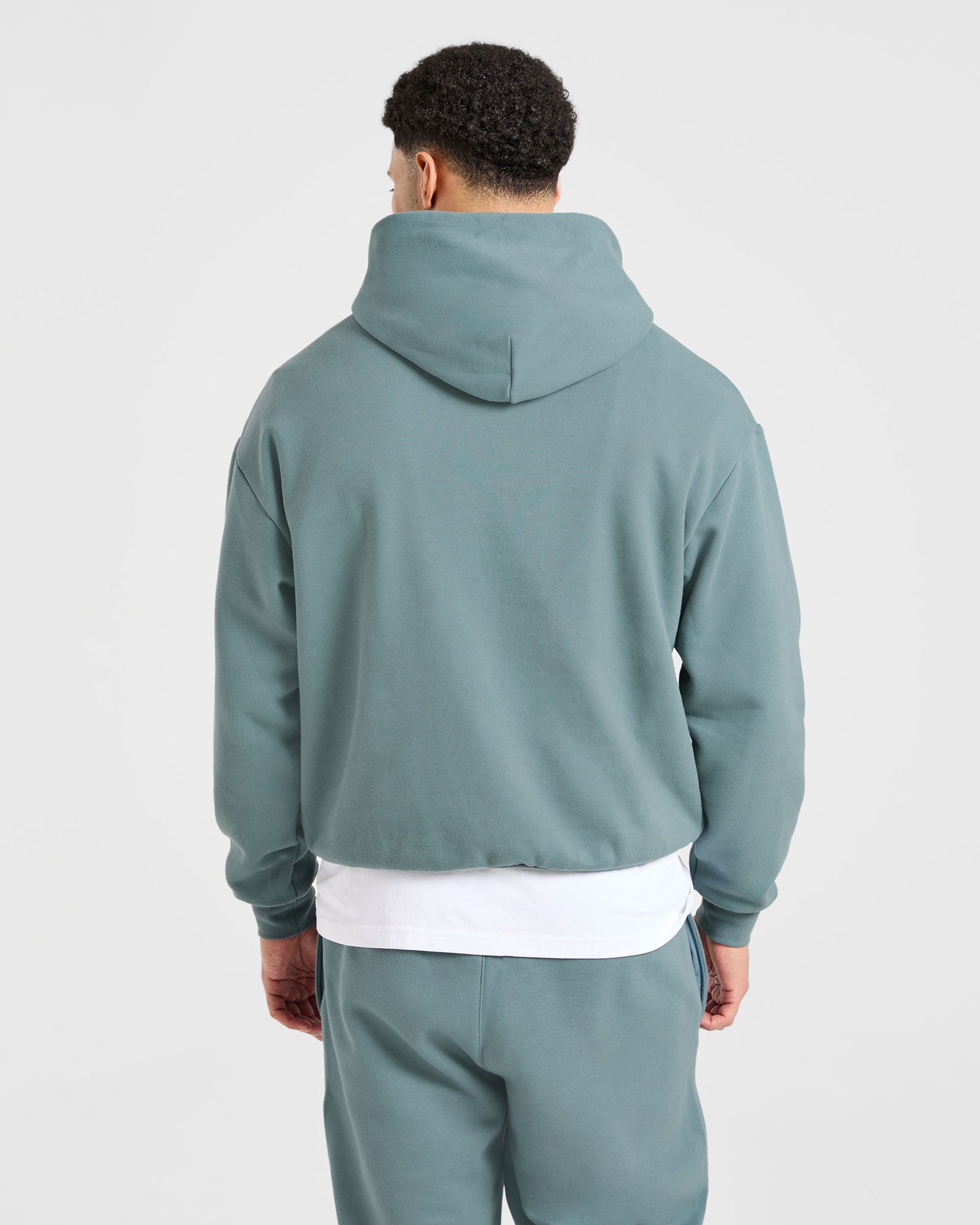 Essential Oversized Hoodie - Dusty Blue