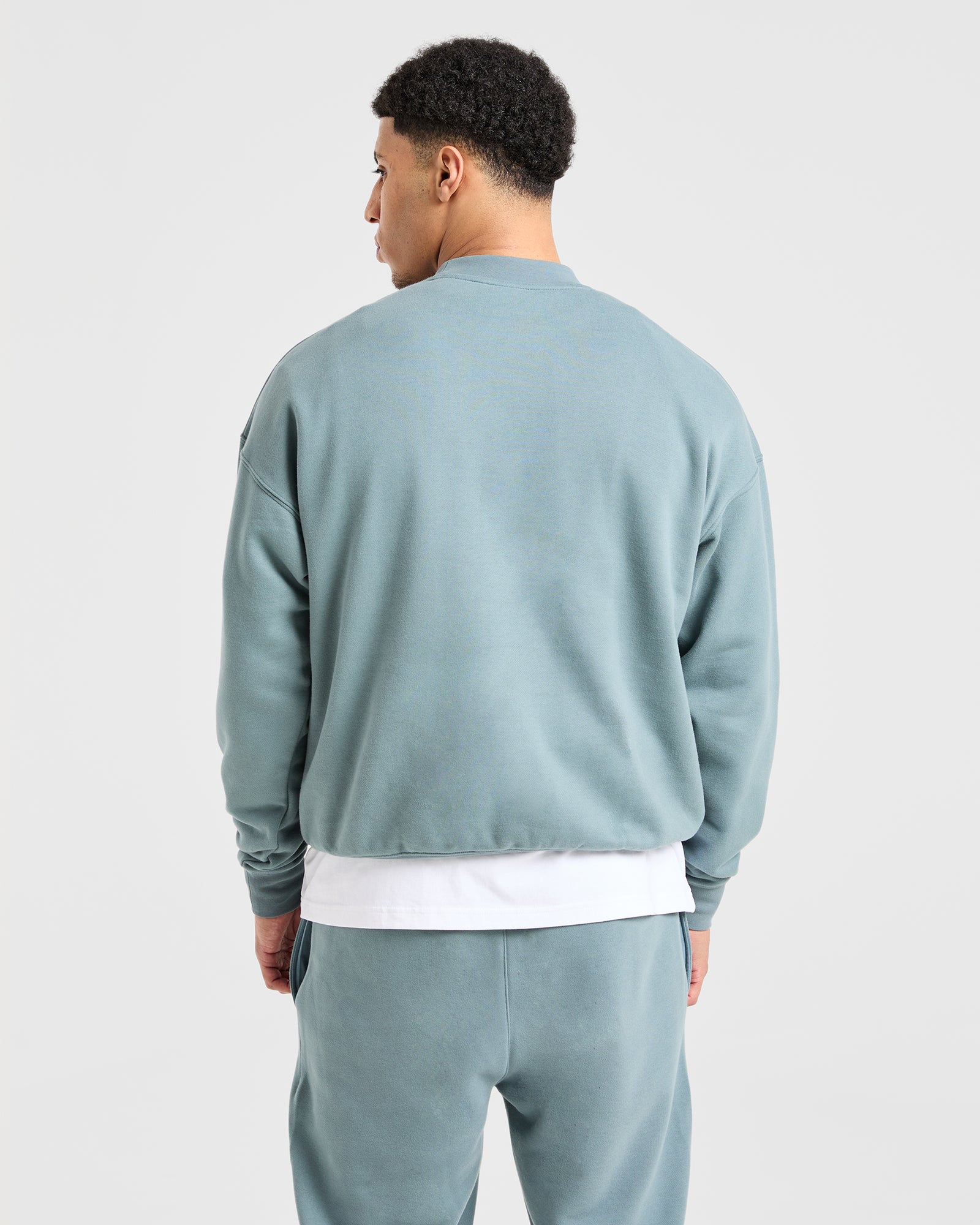 Essential Oversized Sweater - Dusty Blue