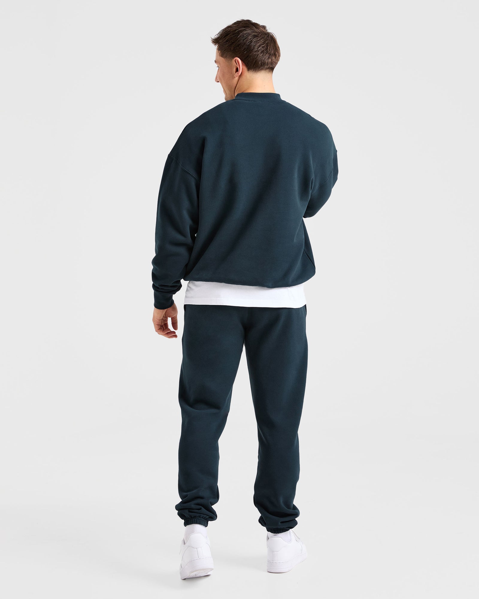 Essential Oversized Joggers - Navy