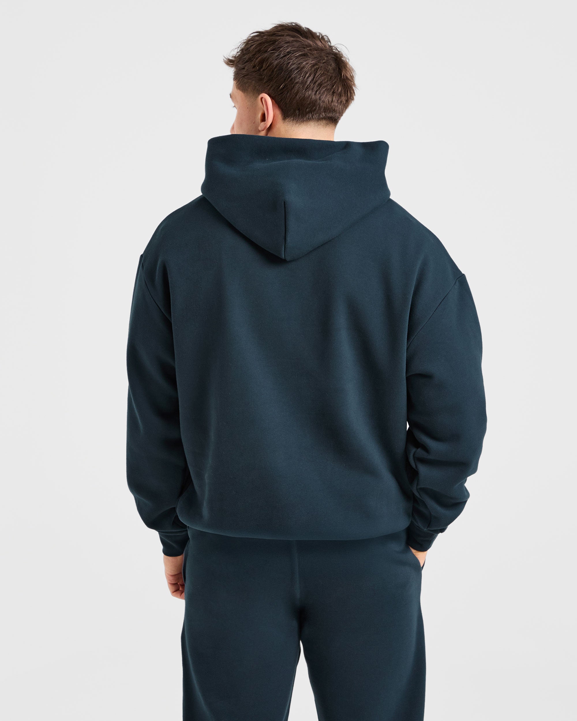 Essential Oversized Hoodie - Navy
