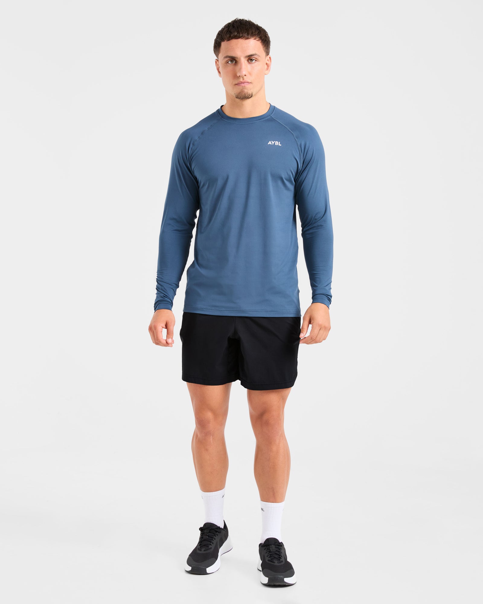 Essential Long Sleeve T Shirt - Deep Teal