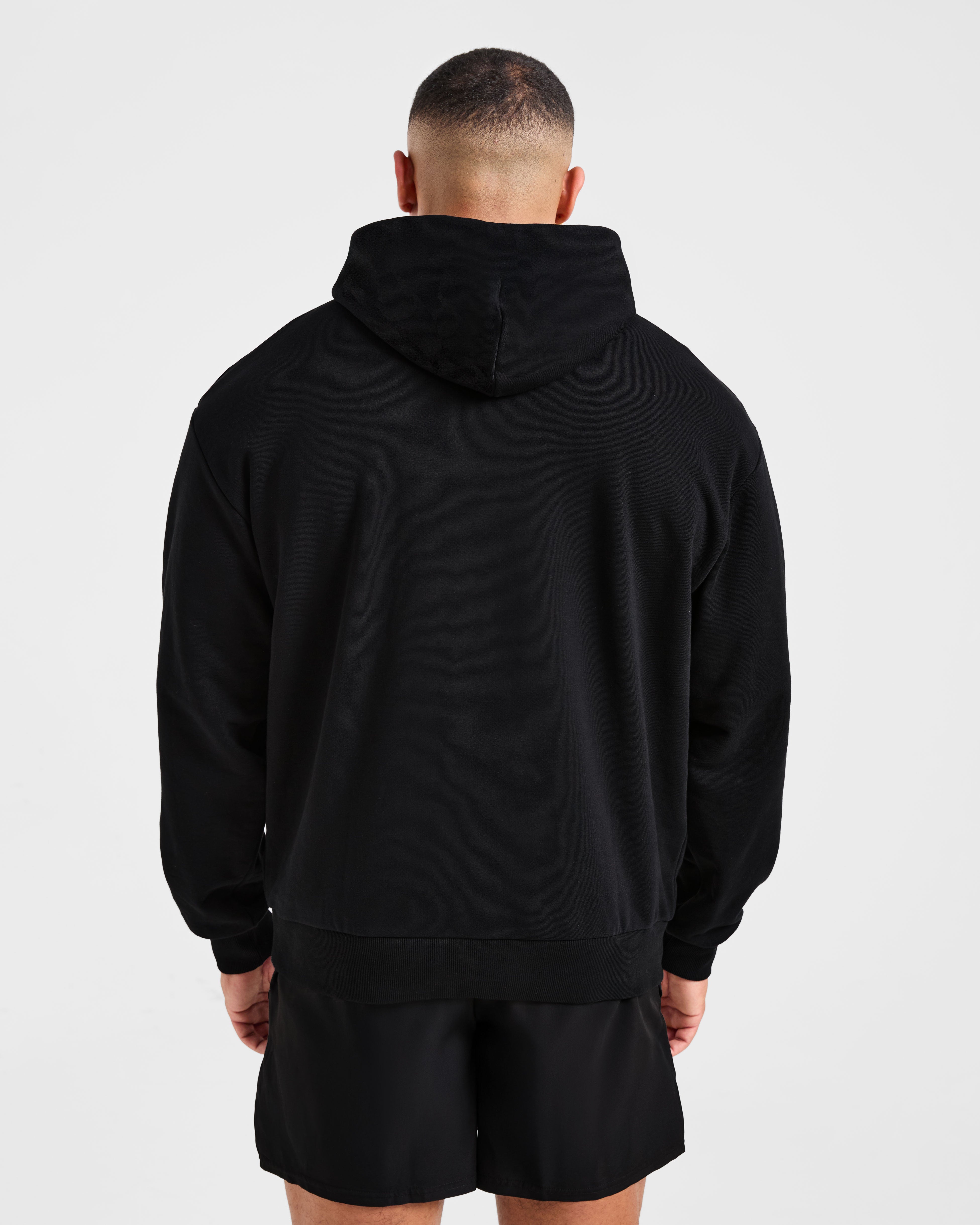 Craft Oversized Hoodie - Black