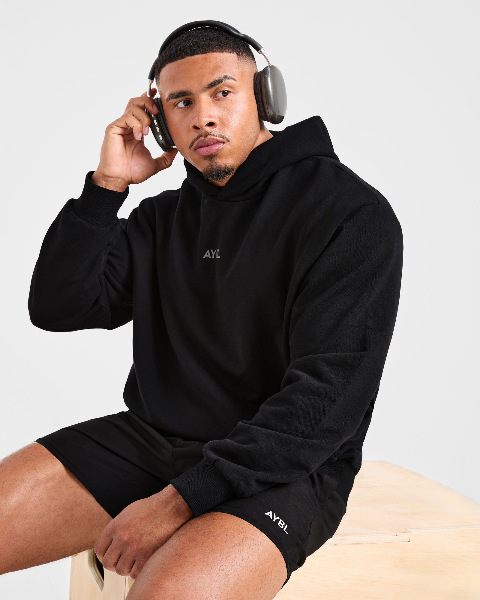 Craft Oversized Hoodie - Black