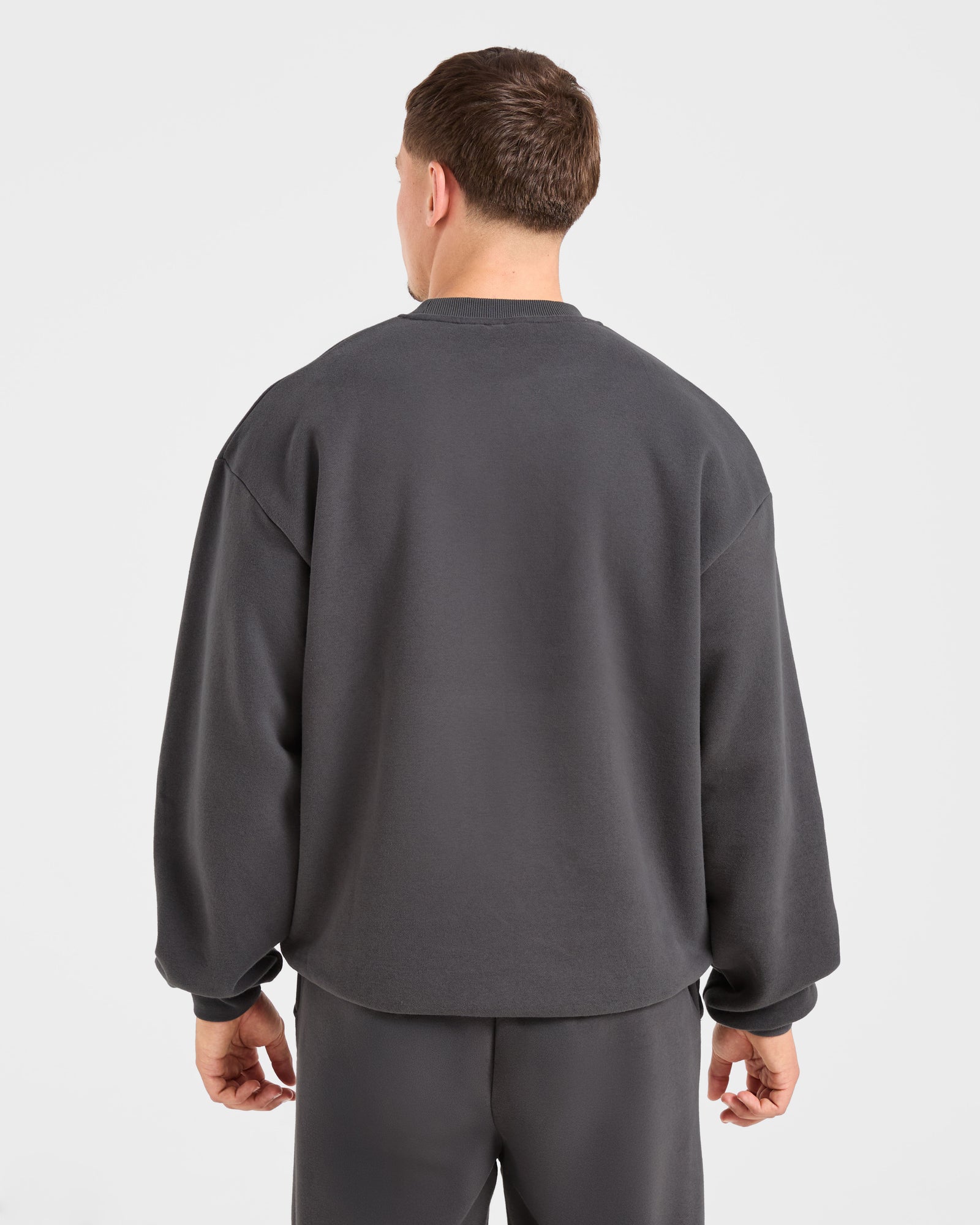 Academy Oversized Sweater - Charcoal