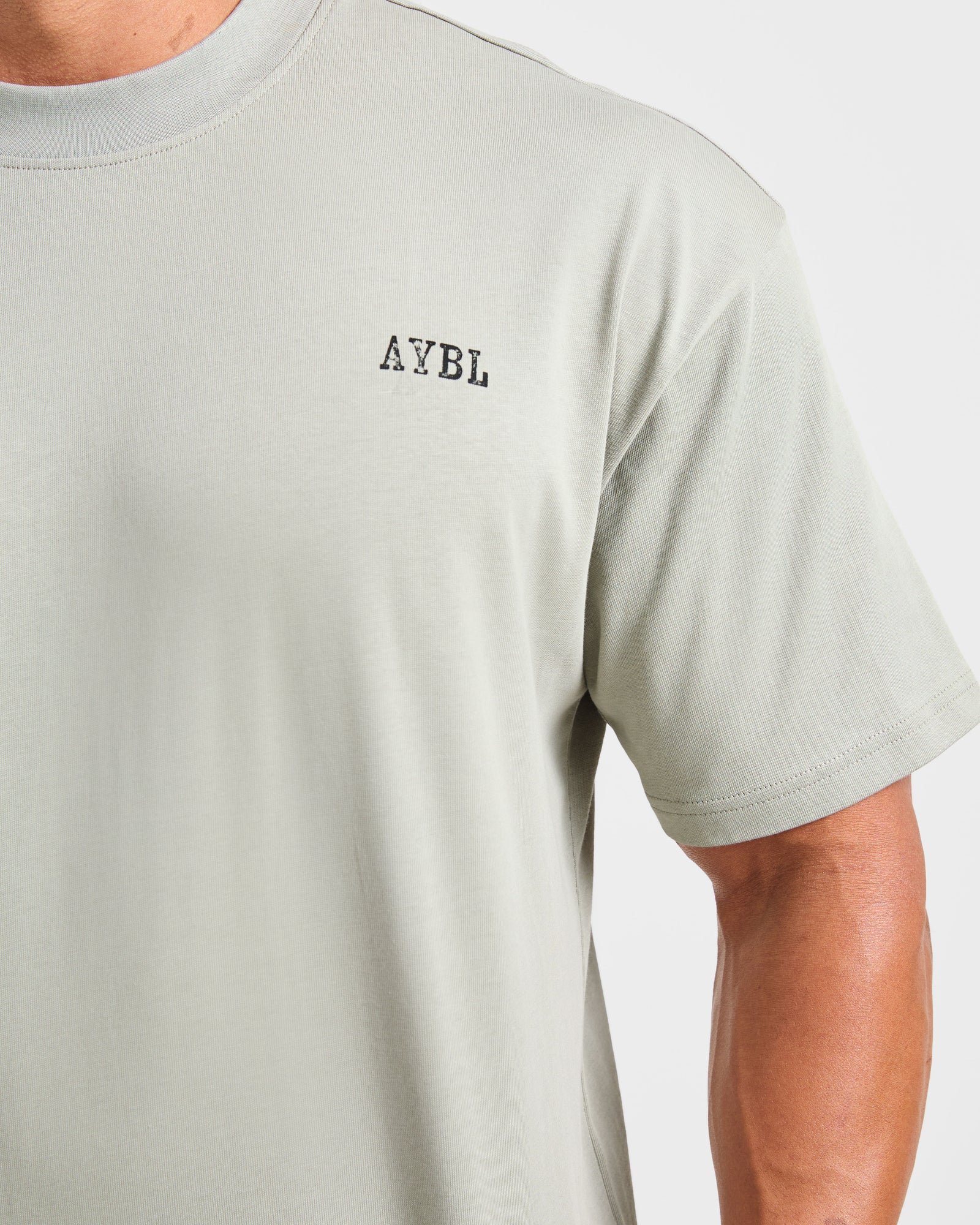 Lifting Essentials Oversized T Shirt - Stone Sage