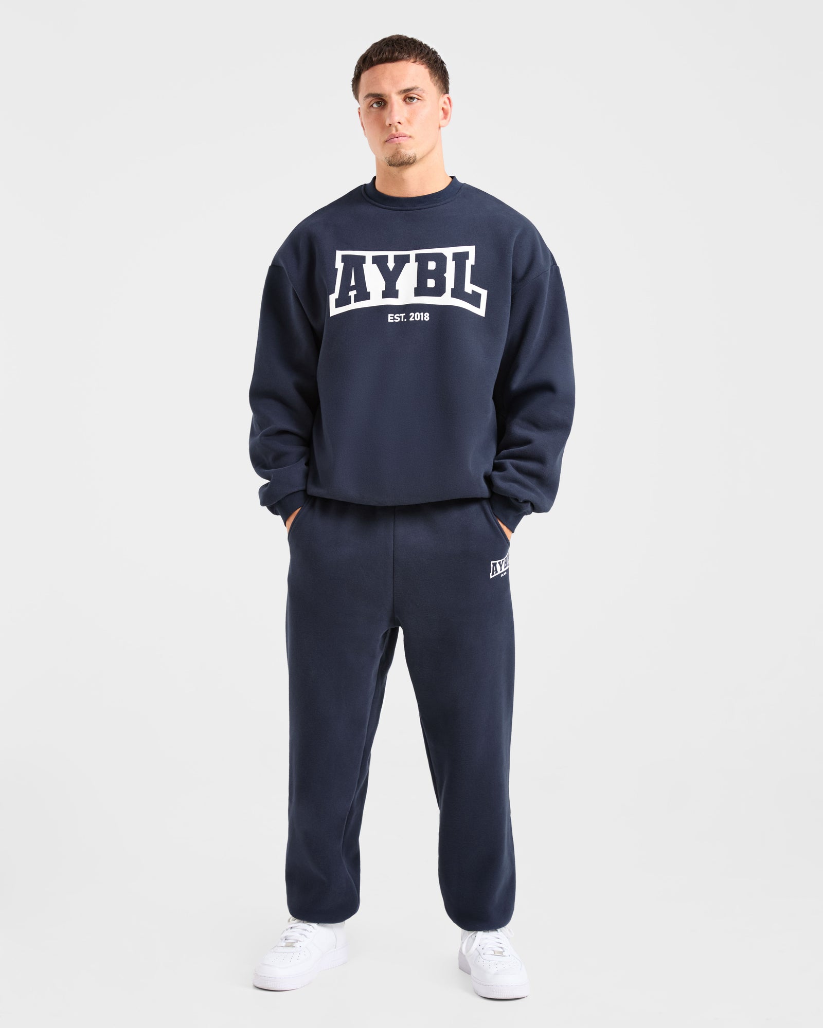 Academy Oversized Sweater - Navy