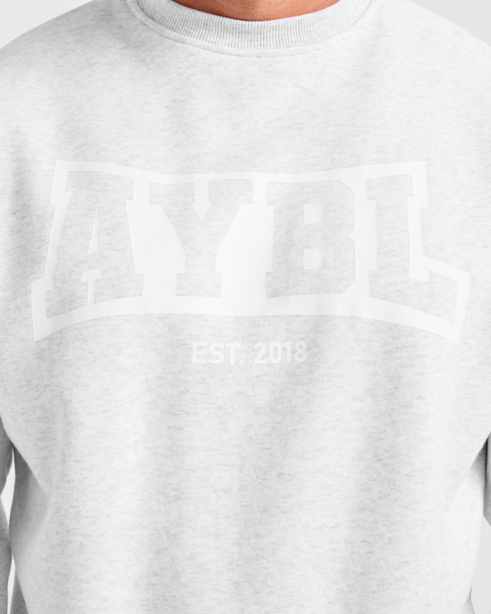 Academy Oversized Sweater - Grey Marl