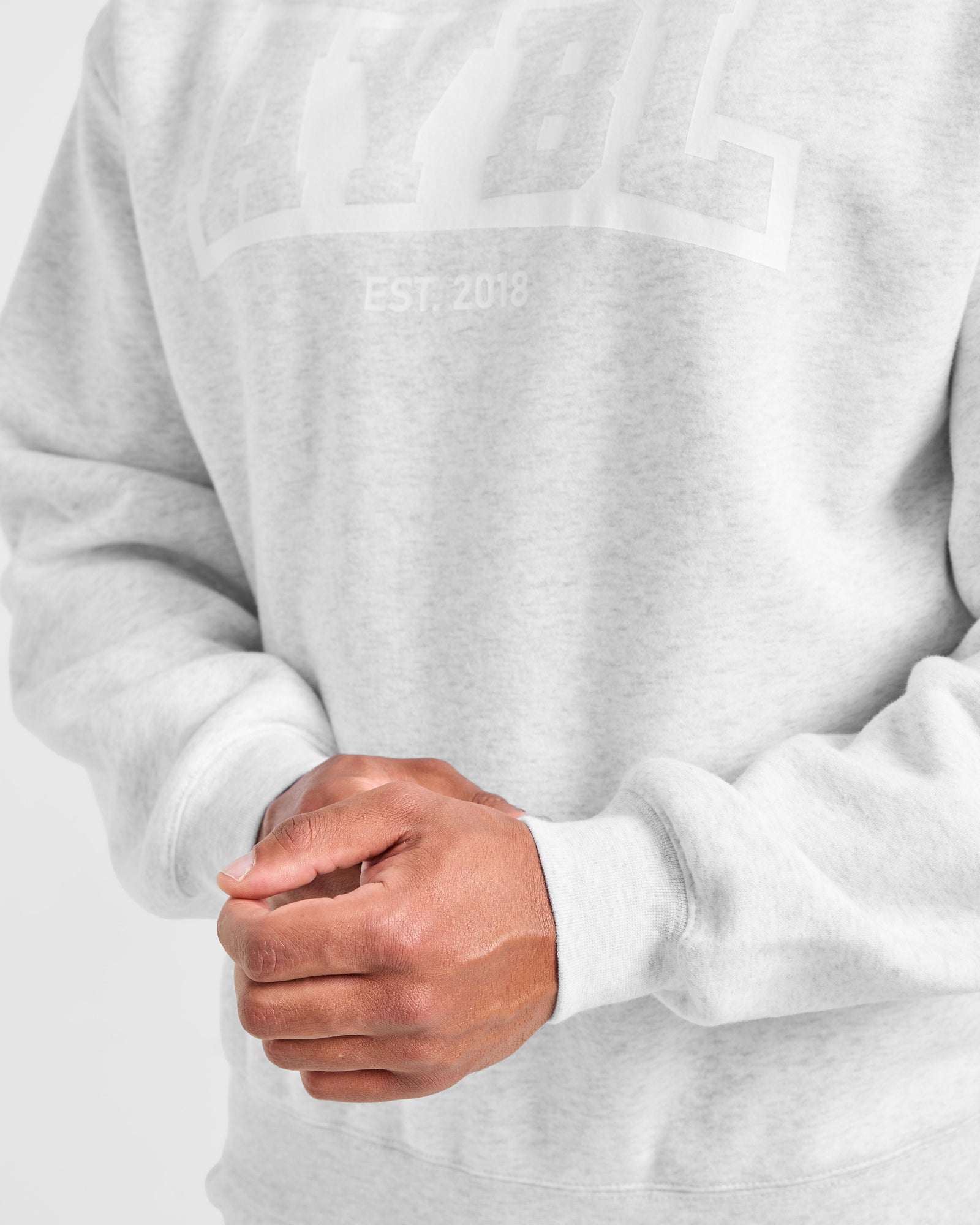 Academy Oversized Sweater - Grey Marl