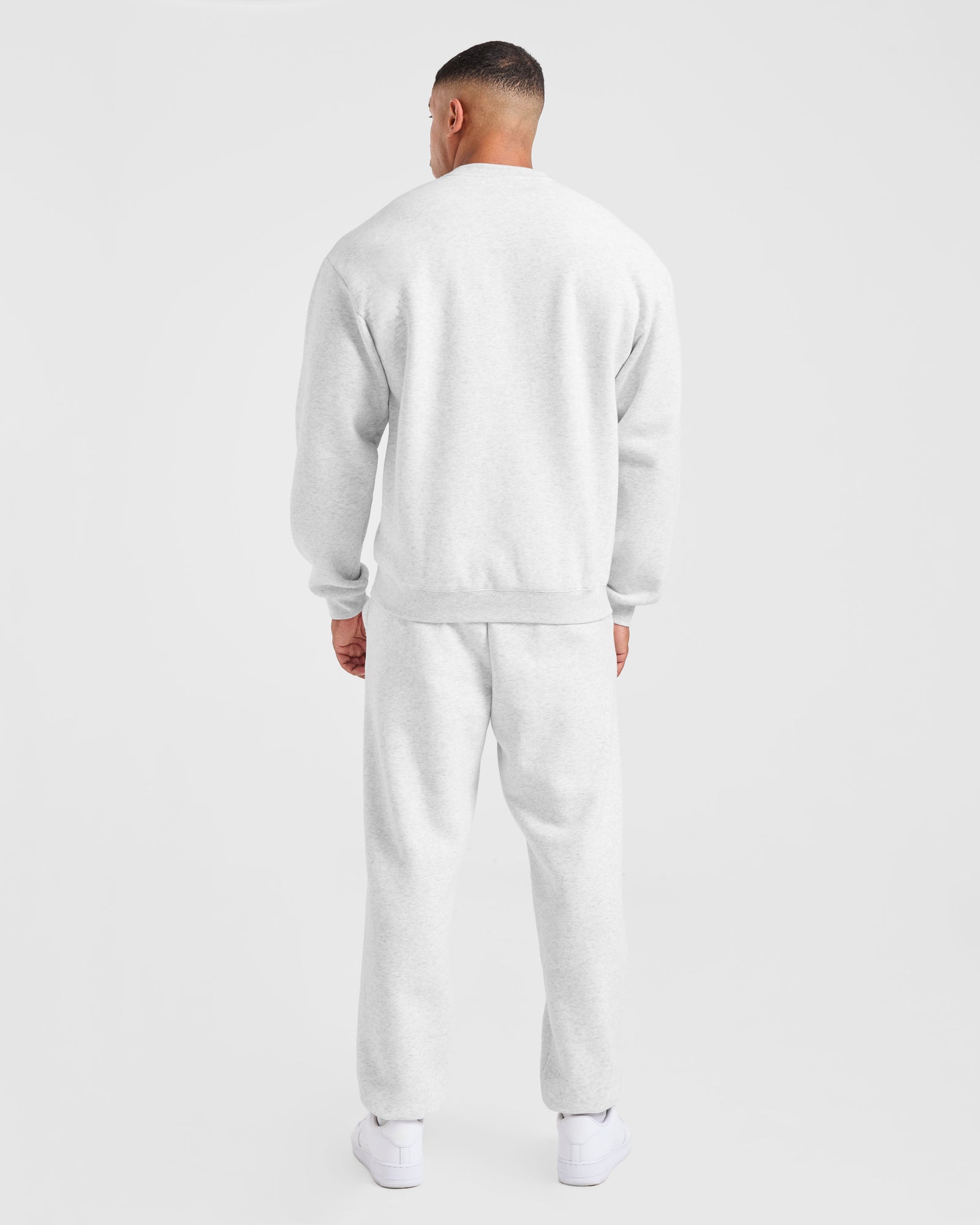 Academy Oversized Sweater - Grey Marl