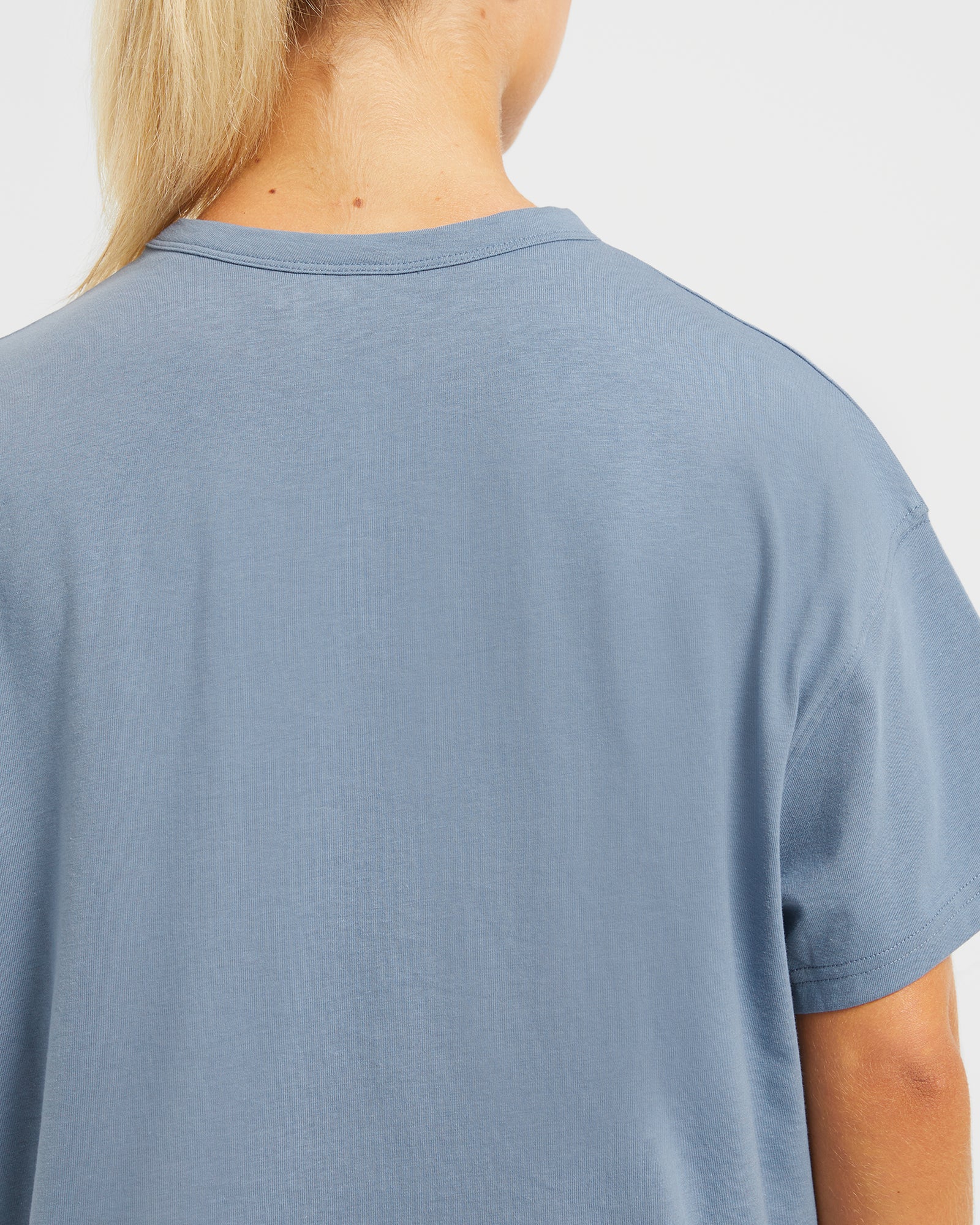 Varsity Oversized T Shirt - Blue