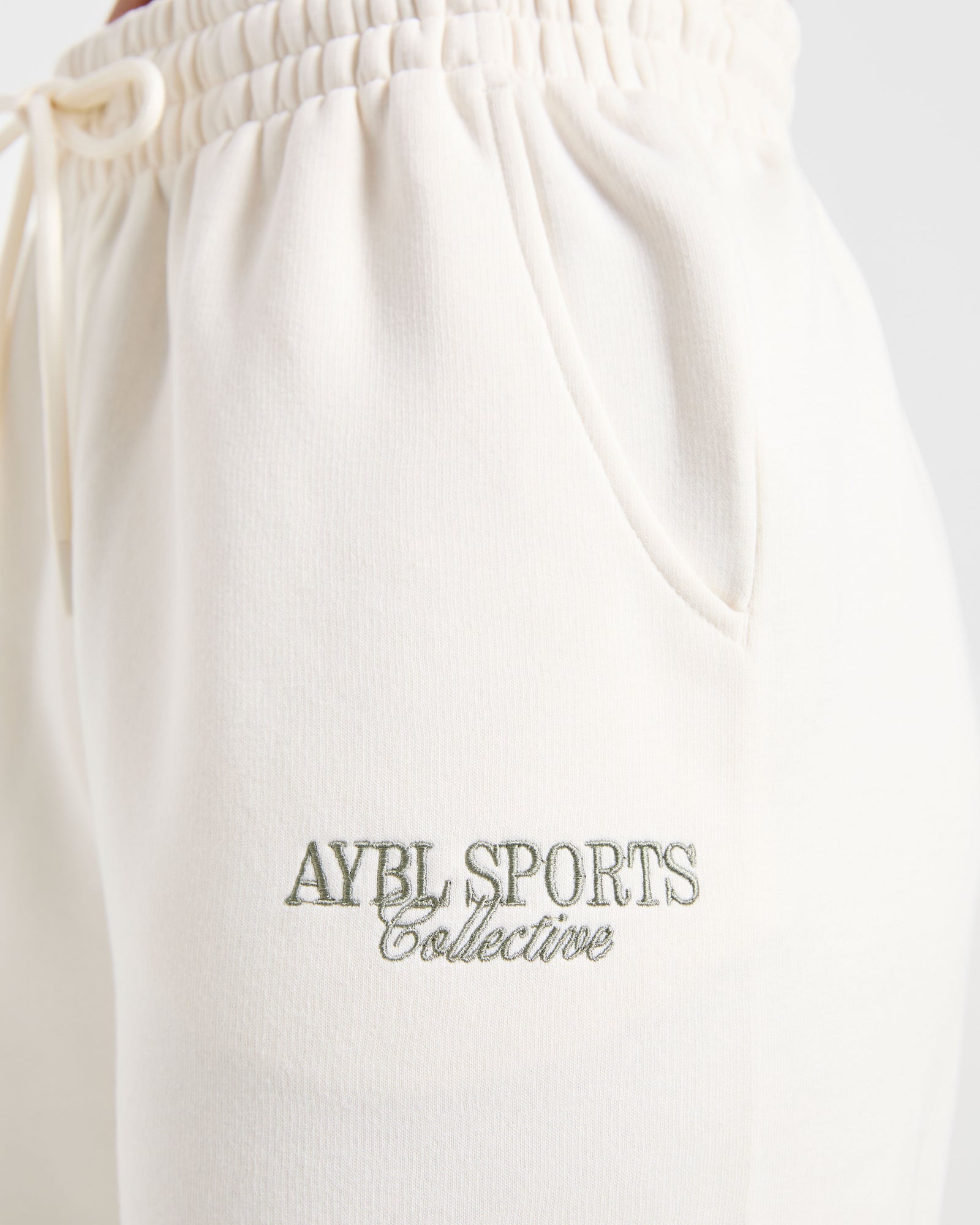 Sports Collective Oversized Straight Leg Joggers - Off White