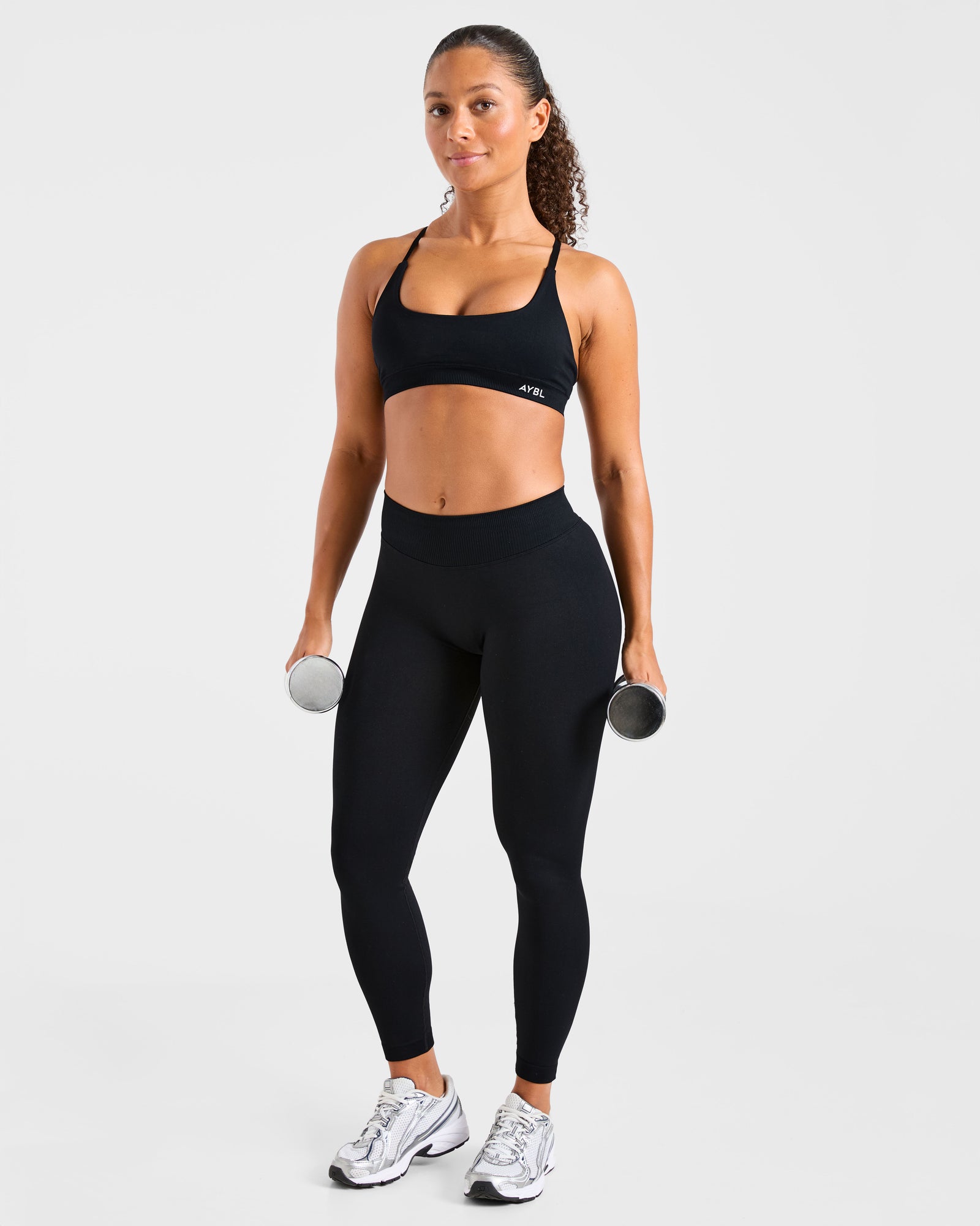 Enhance Seamless Sports Bra - Black