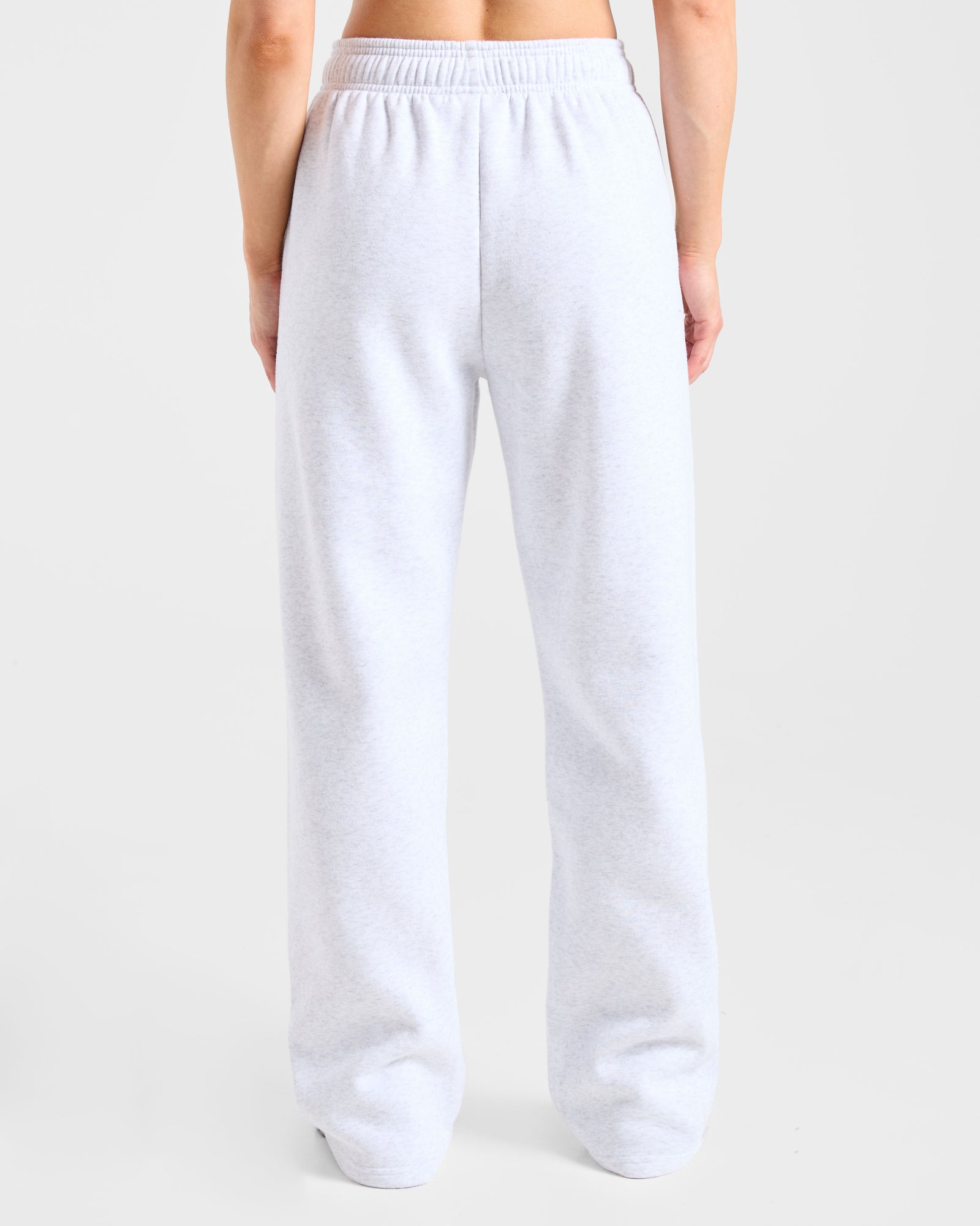 Sports Essentials Oversized Straight Leg Joggers - Heather Grey/Black