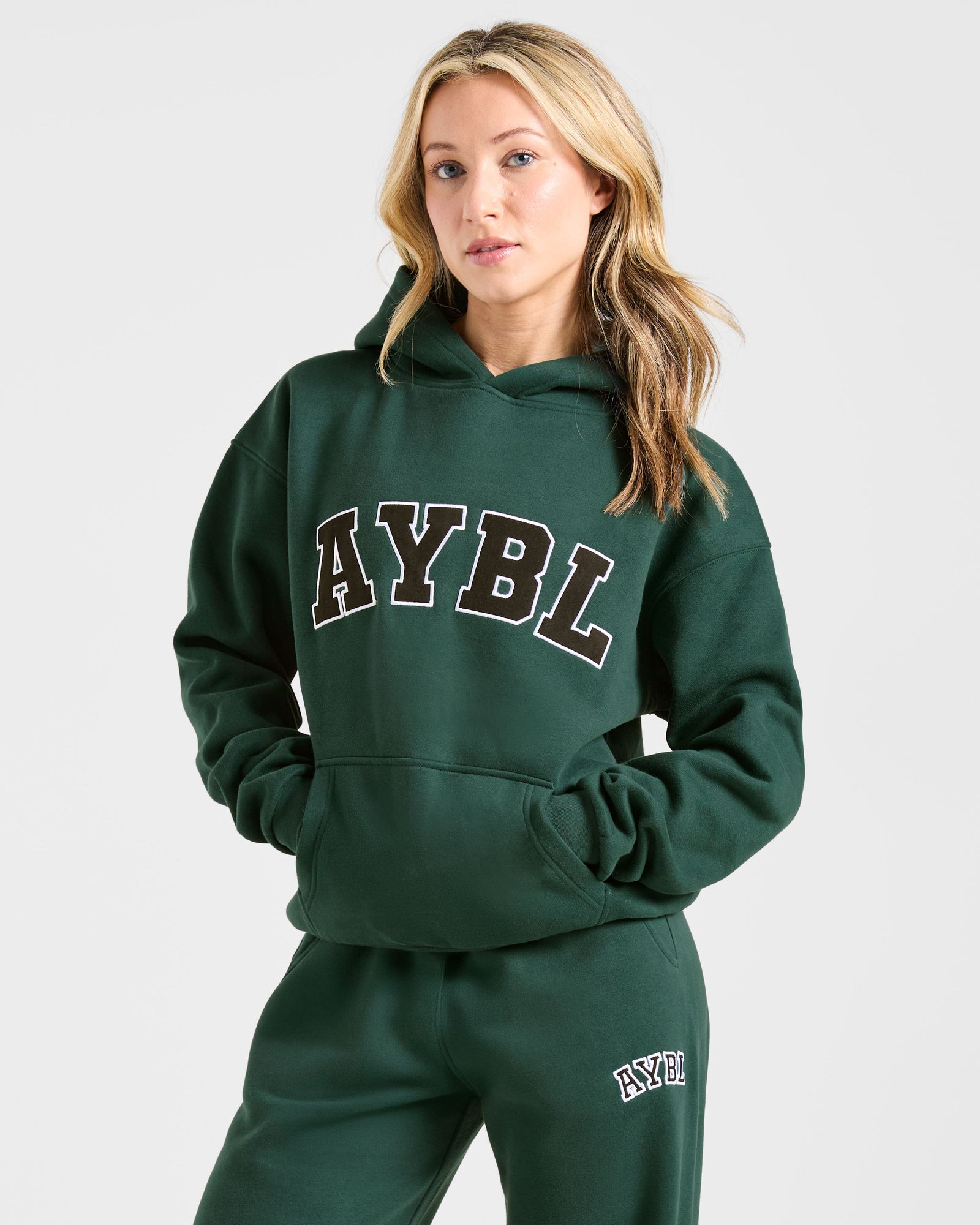 JD Varsity 2.0 Oversized Hoodie - Deep Forest (Copy)