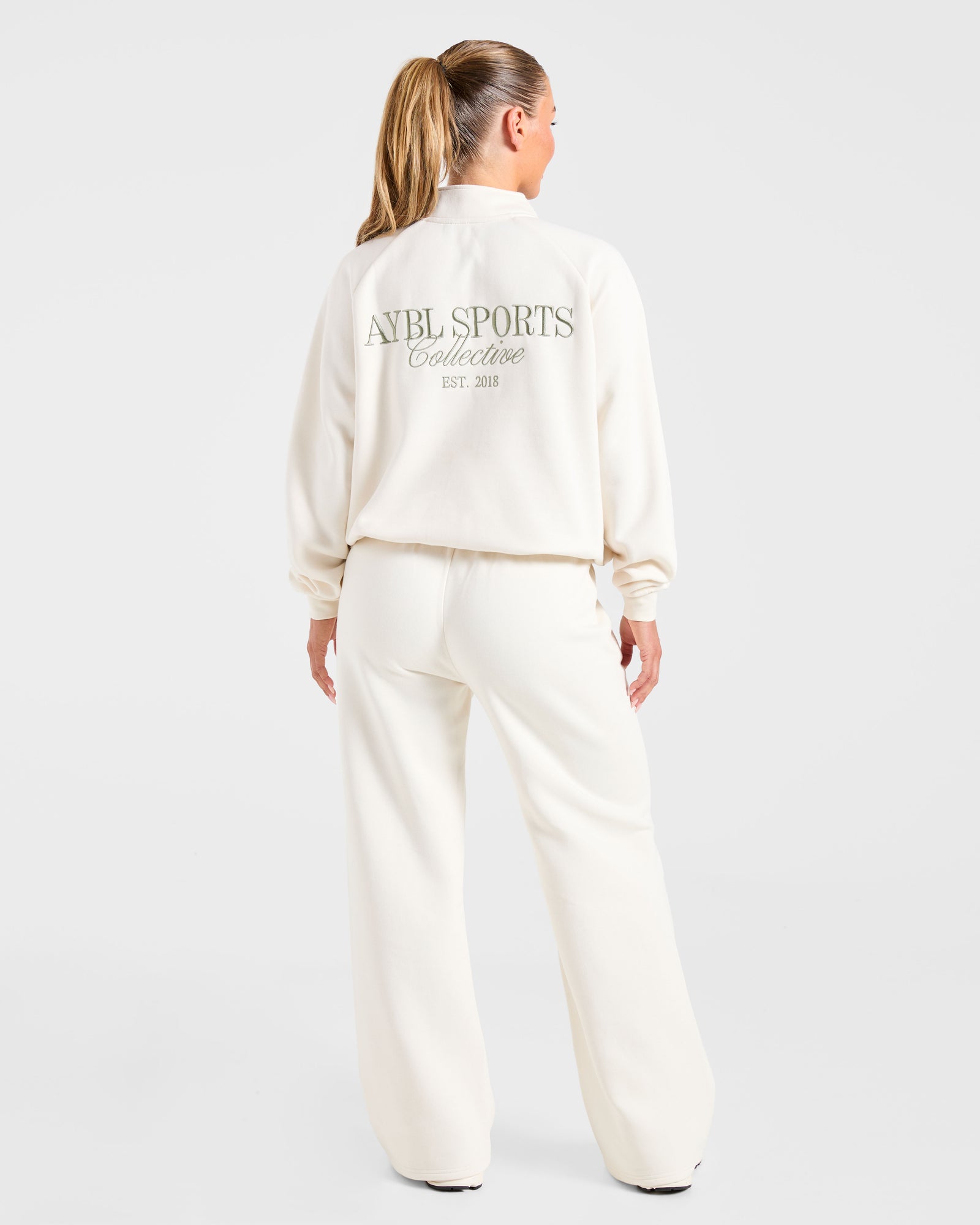 Sports Collective Oversized Straight Leg Joggers - Off White